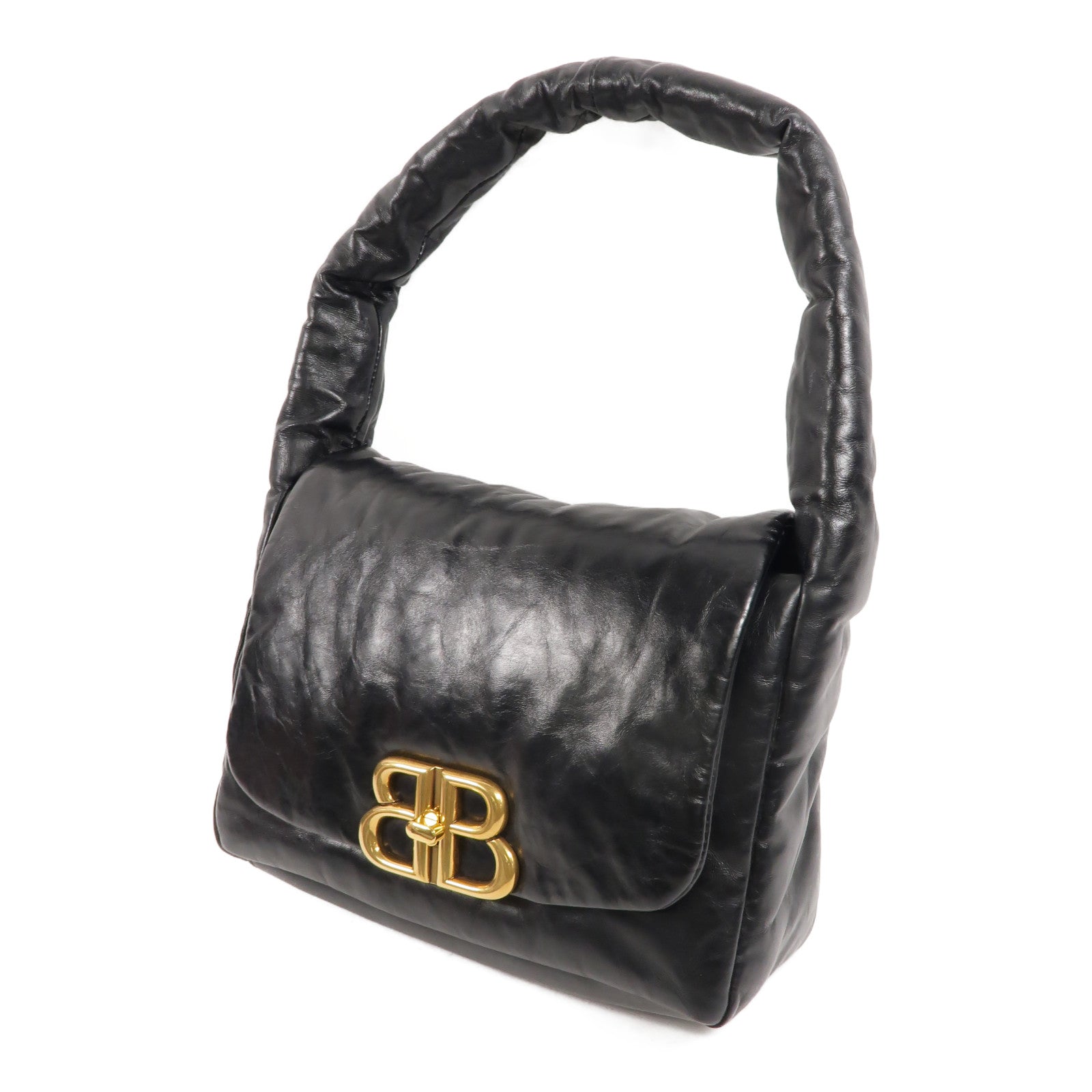 BALENCIAGA 牛皮皮革Monaco Small Puffy肩背袋