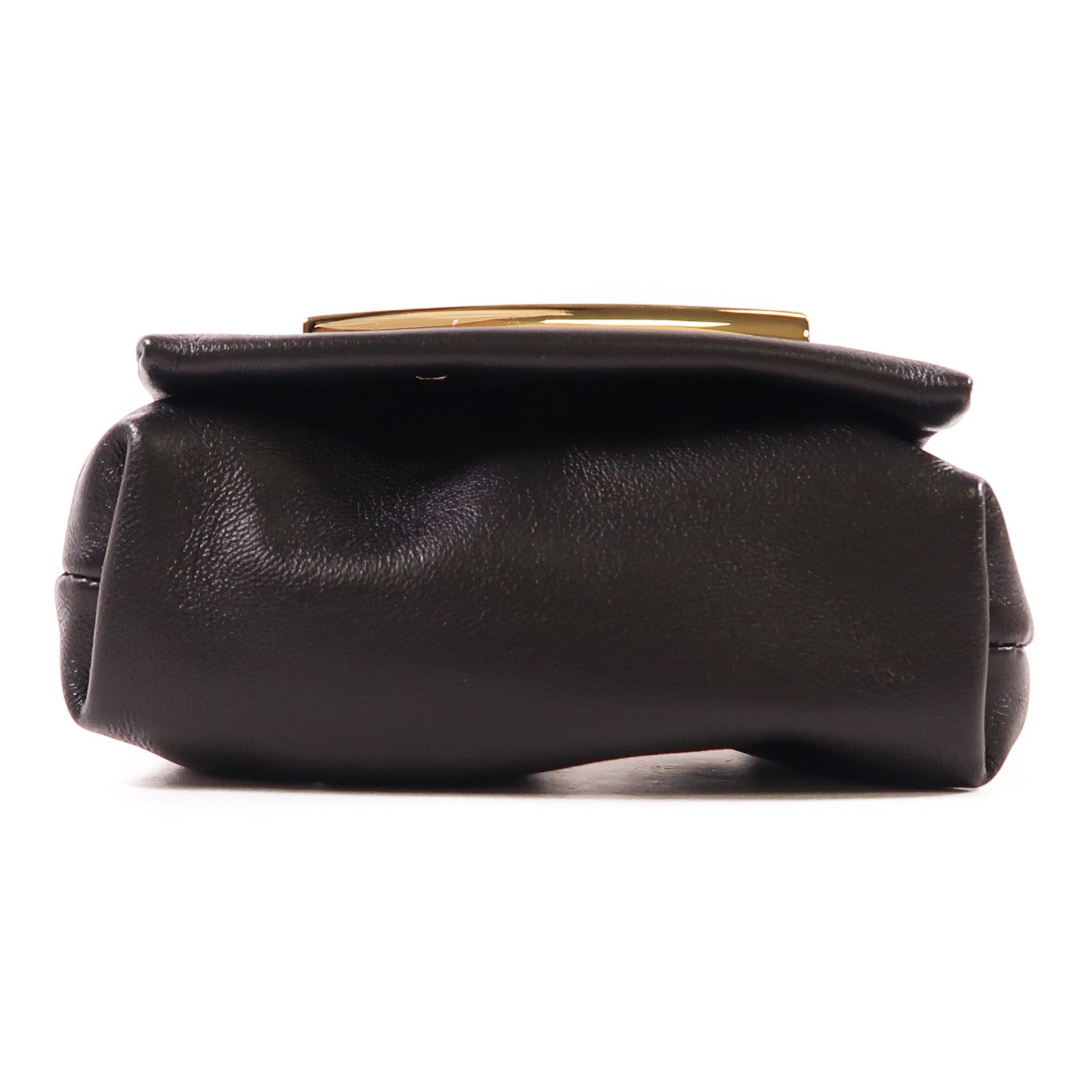 FENDI 羊皮皮革Mamma Baguette Mini Bag金扣肩背袋