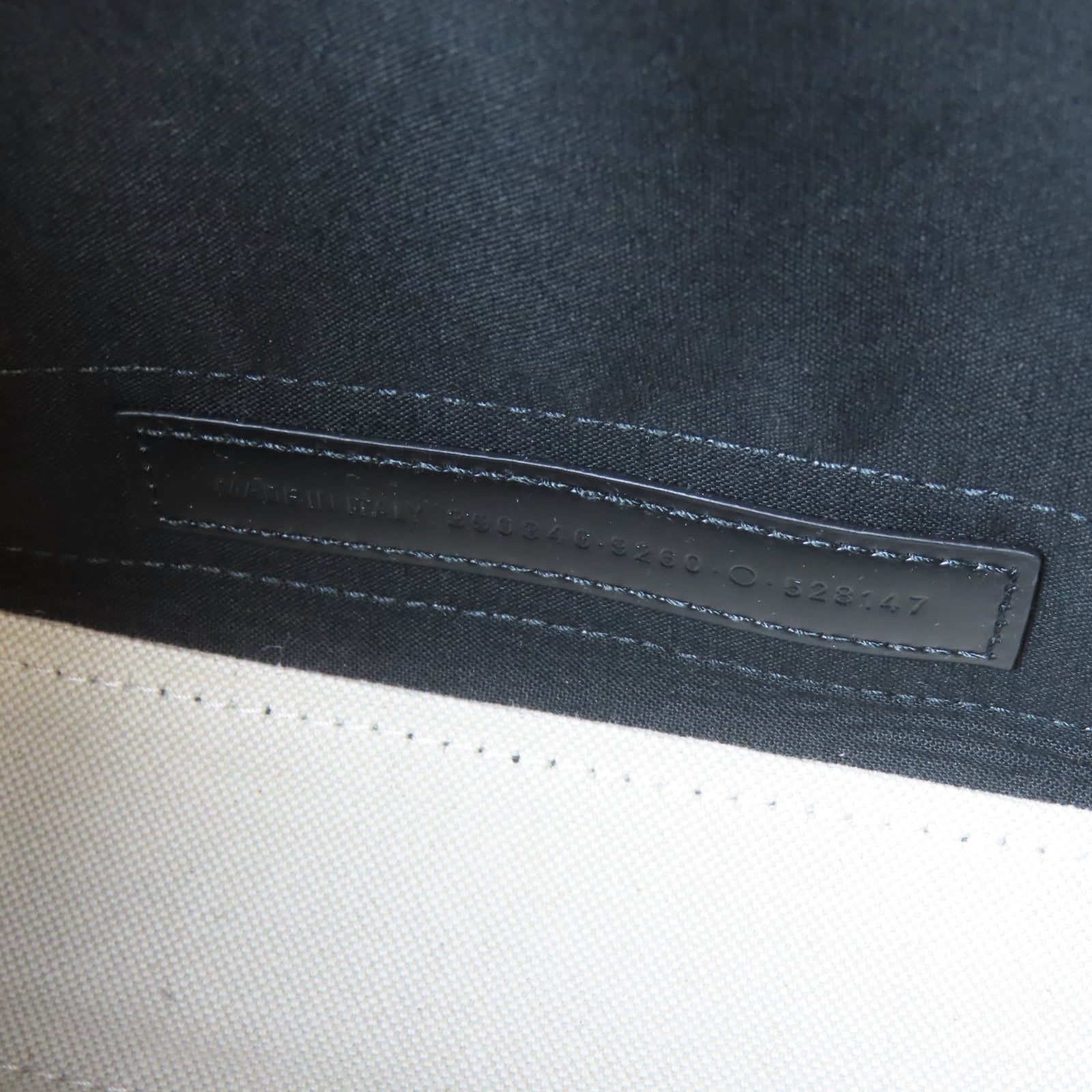 BALENCIAGA 帆布Navy XS Cabas 2 Way Shoulder Bag銀扣手挽肩背兩用袋米色/黑色