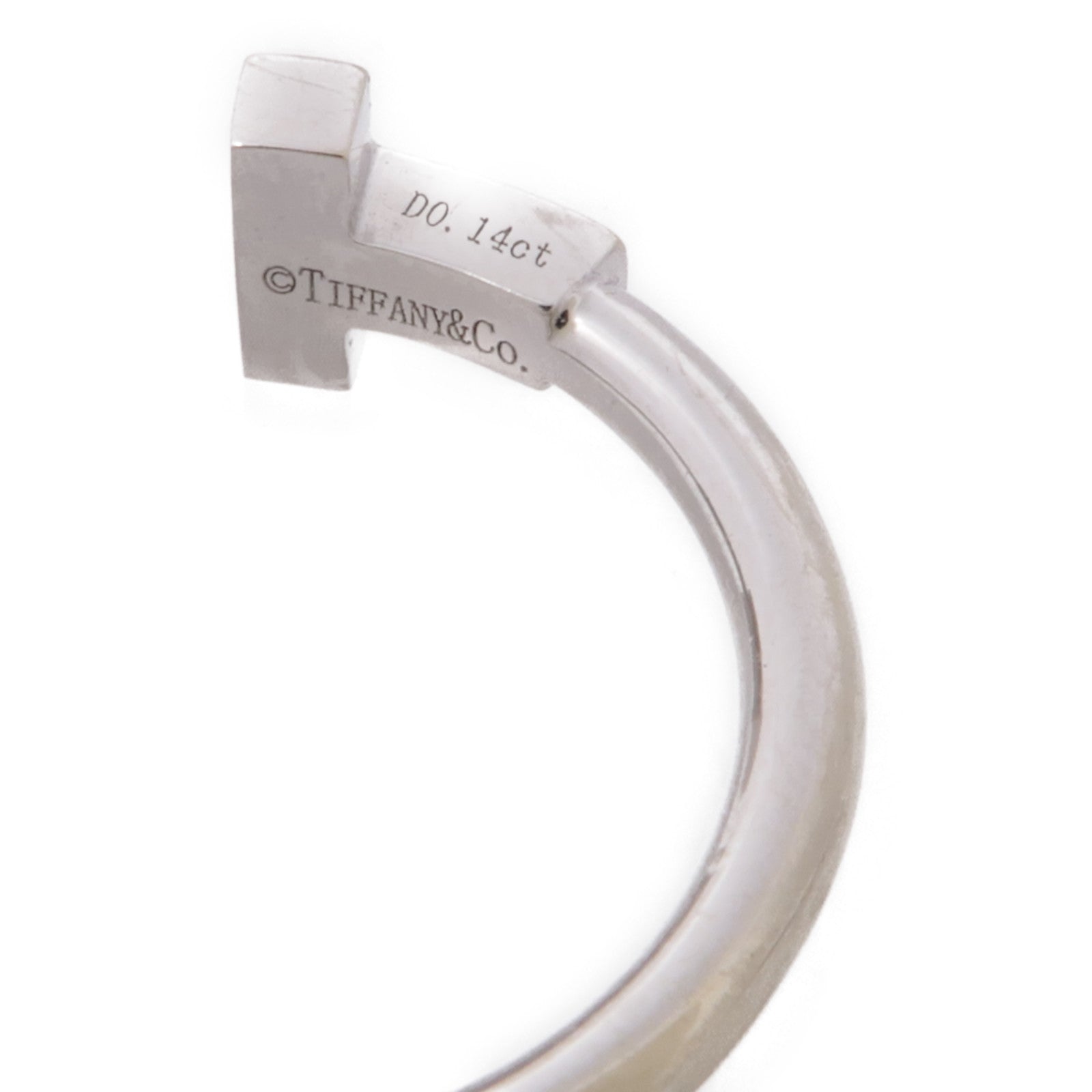 JEWELRY 18K白金T Ring鑽石戒指US#6