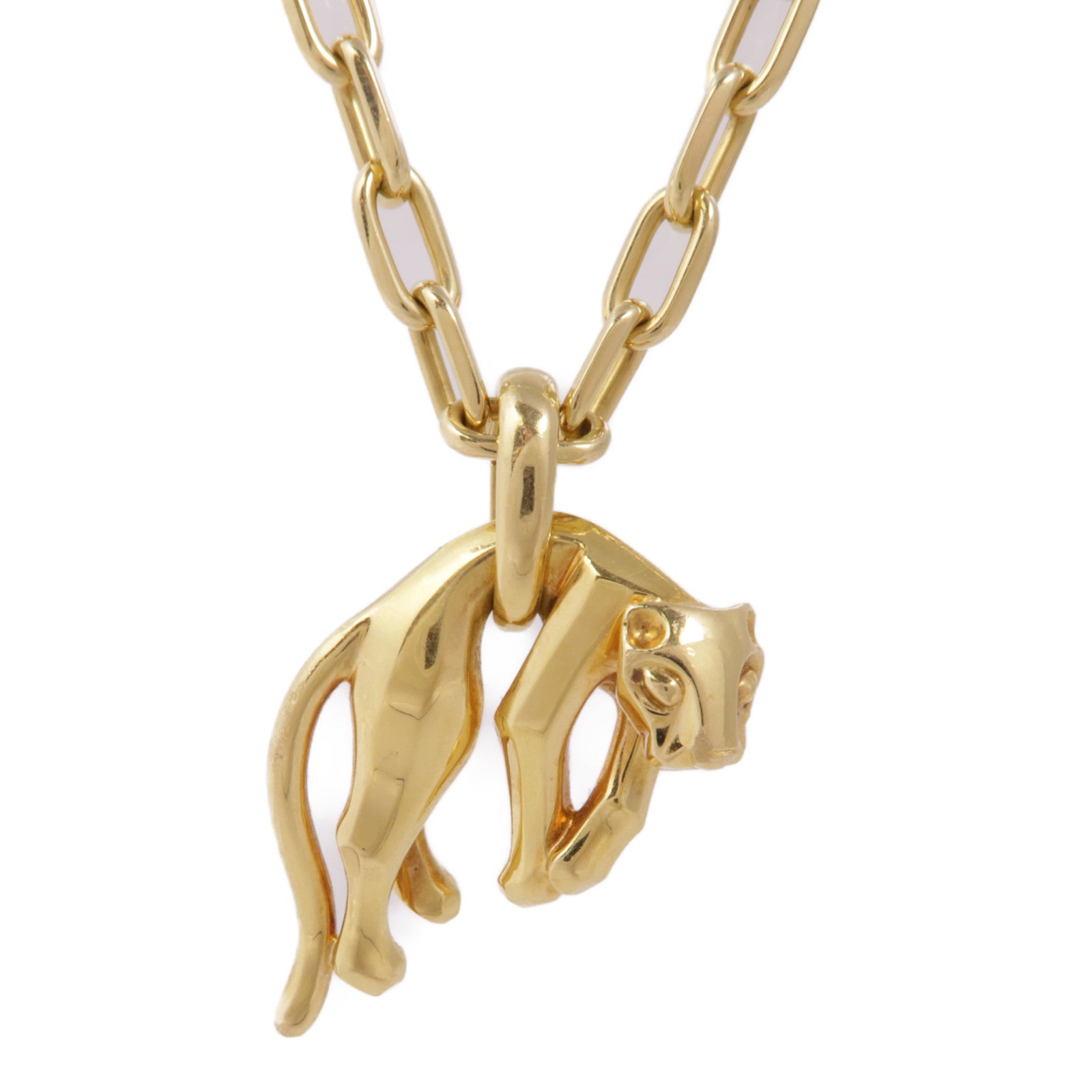 CARTIER 18K黃金Panthere Pendant項鍊