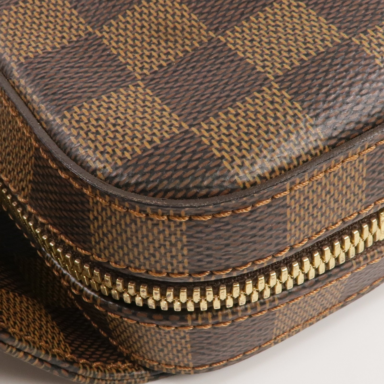 LOUIS VUITTON Damier Geronimos金扣腰包