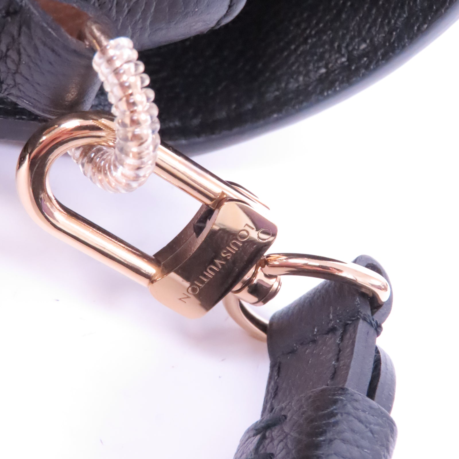LOUIS VUITTON Monogram Empreinte Pochette Metis金扣手挽肩背两用袋黑色