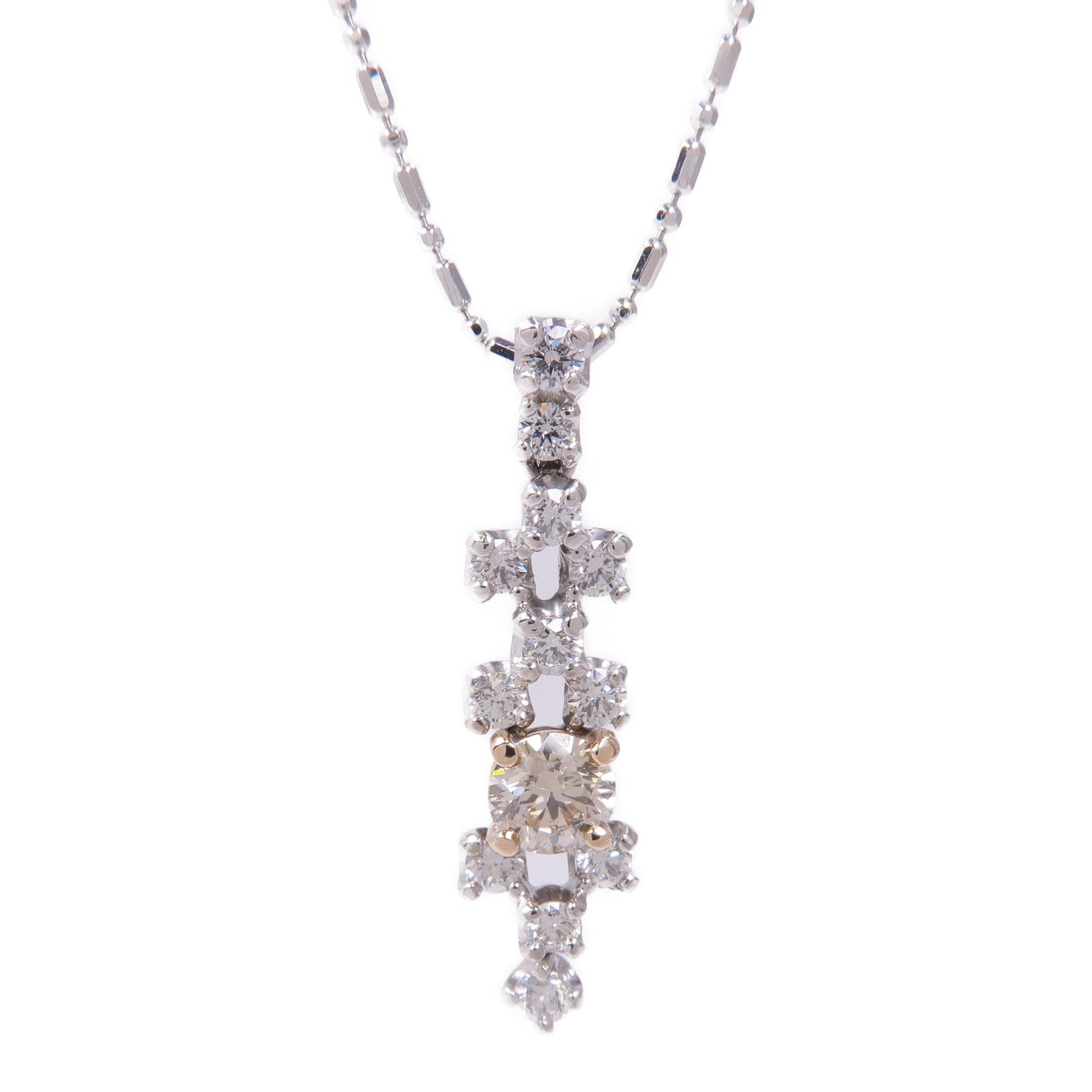 JEWELRY 【激減優惠】18K黃金/白金Diamond Necklace鑽石項鍊