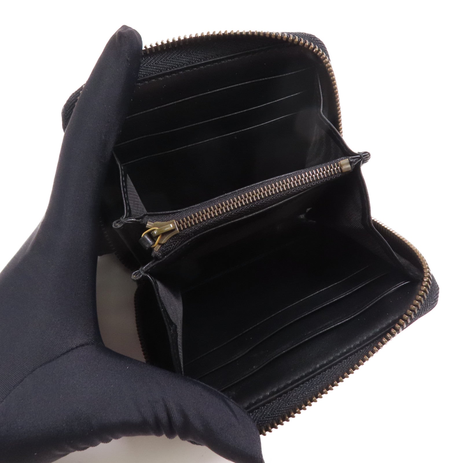 GUCCI 牛皮皮革Wallet金扣錢包