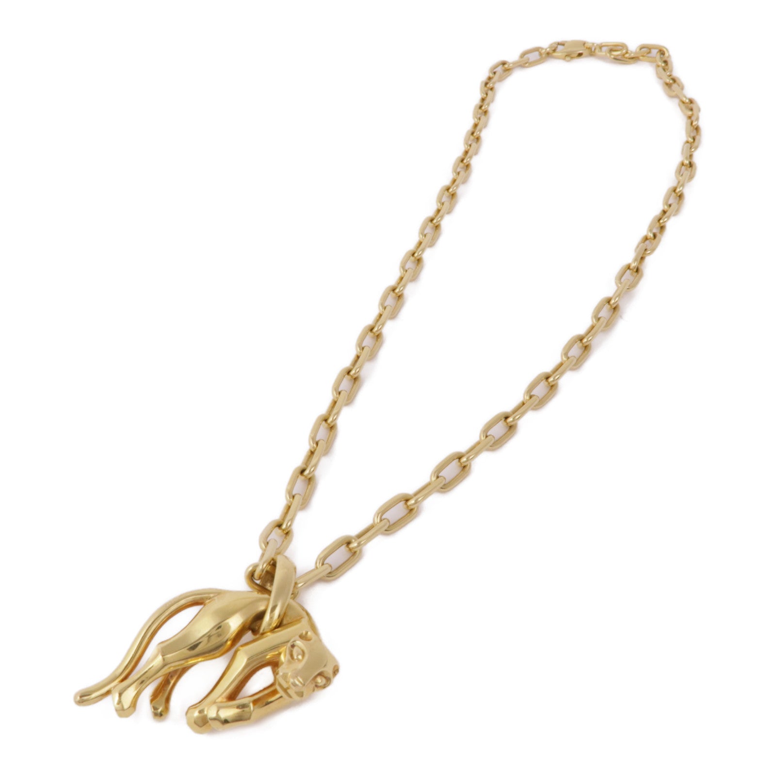 CARTIER 18K黃金Panthere Pendant項鍊