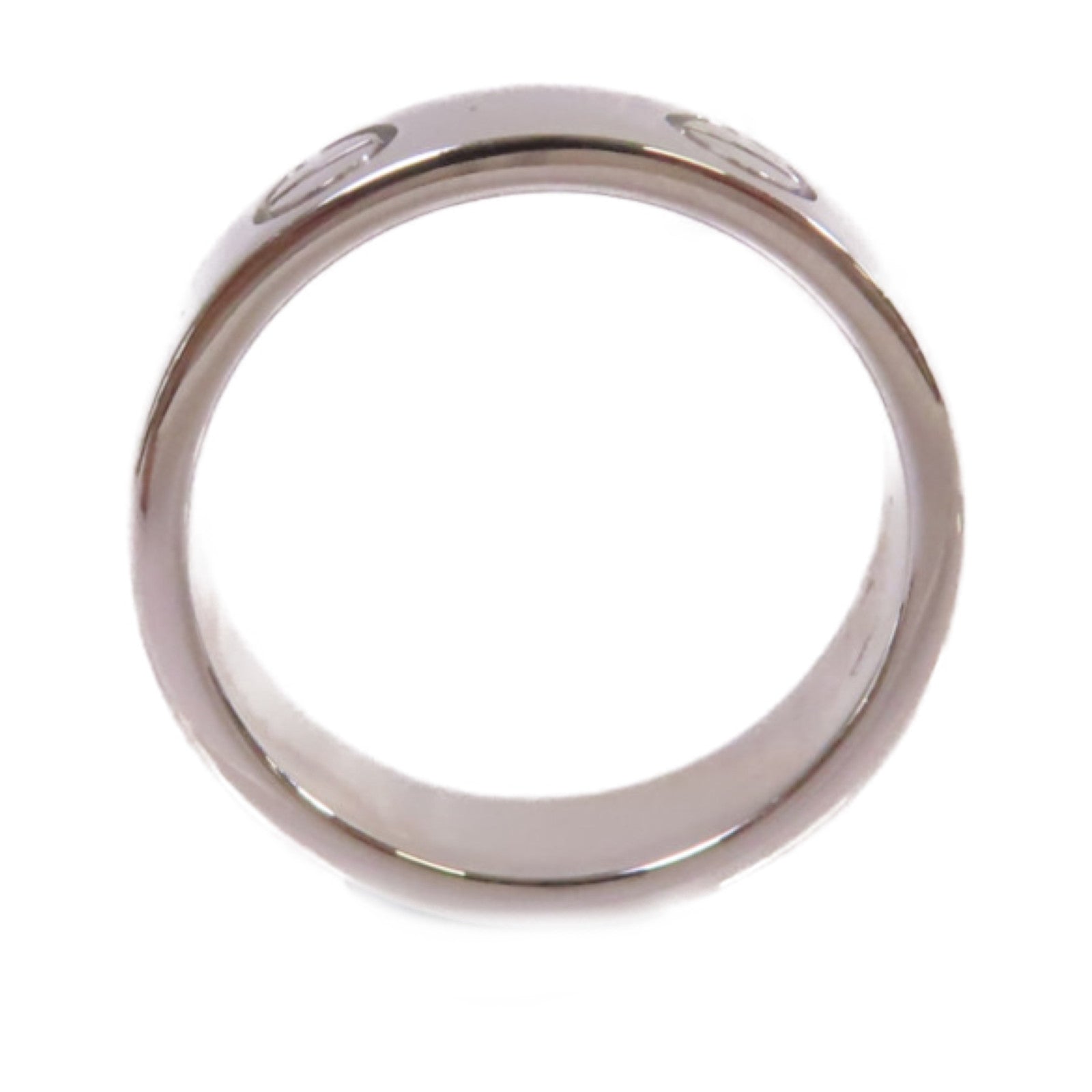 CARTIER 18K白金Love Ring戒指#53/US#6.5