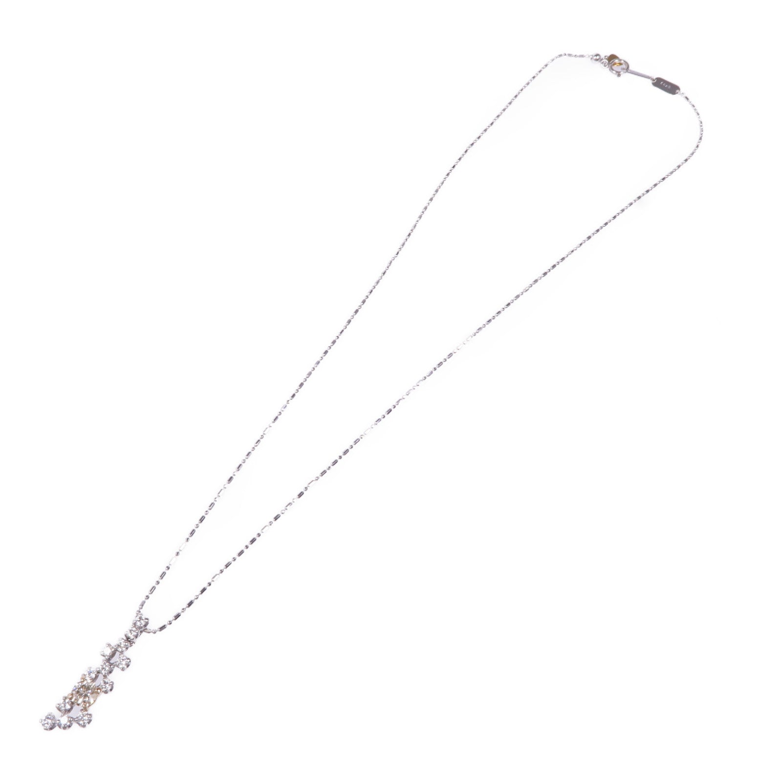 JEWELRY Diamond Necklace 18K Yellow White Gold