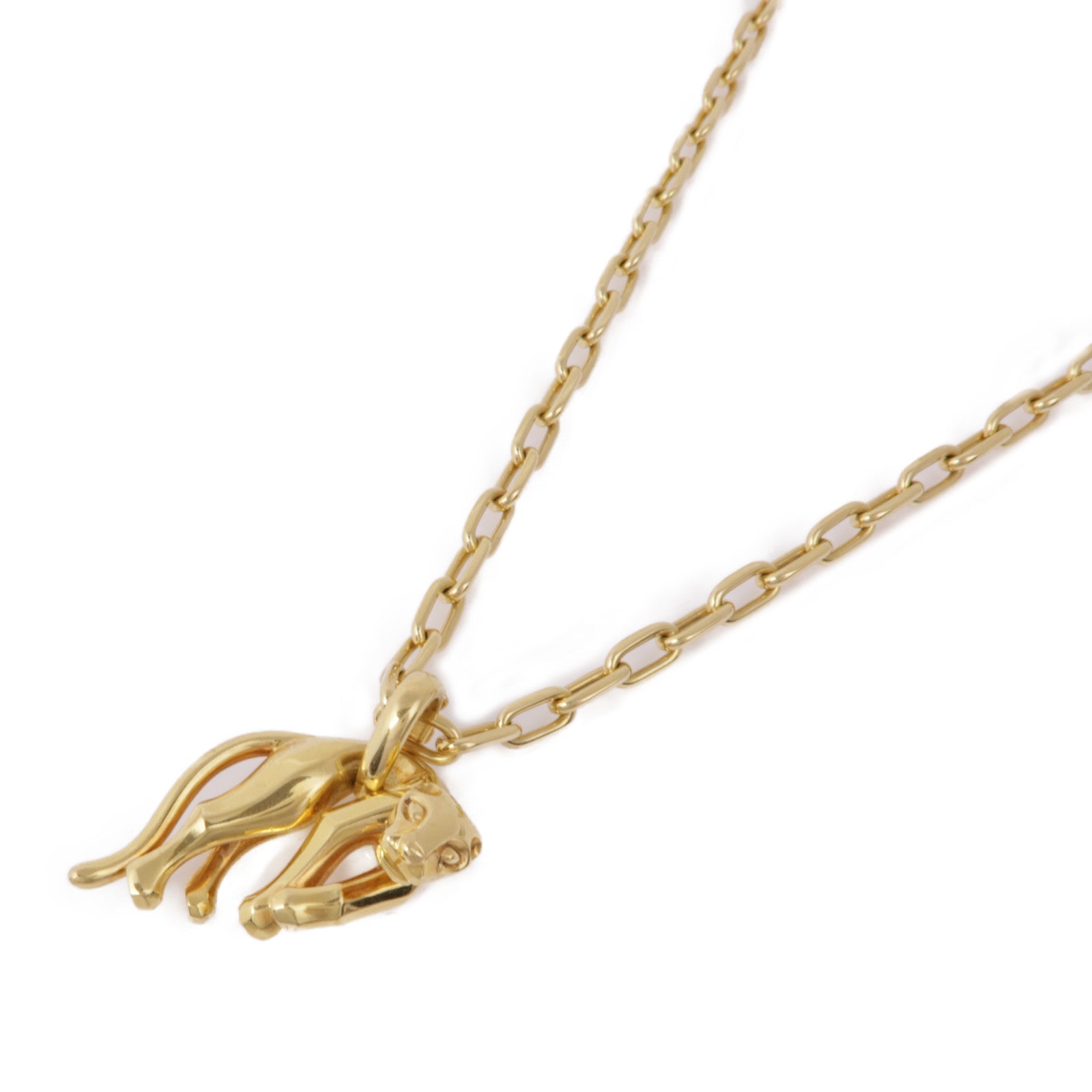 CARTIER 18K黃金Panthere Pendant項鍊