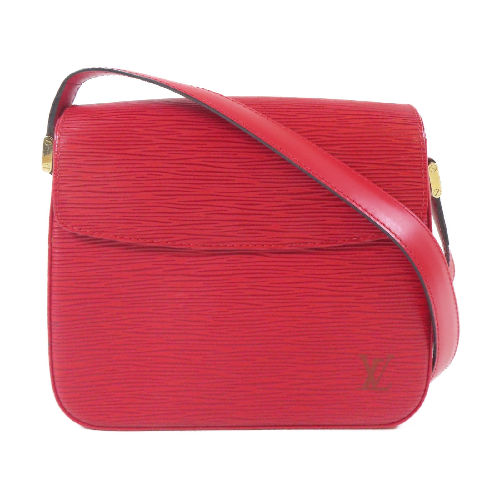 LOUIS VUITTON 【激減優惠】Epi Busy Bag金扣肩背袋紅色