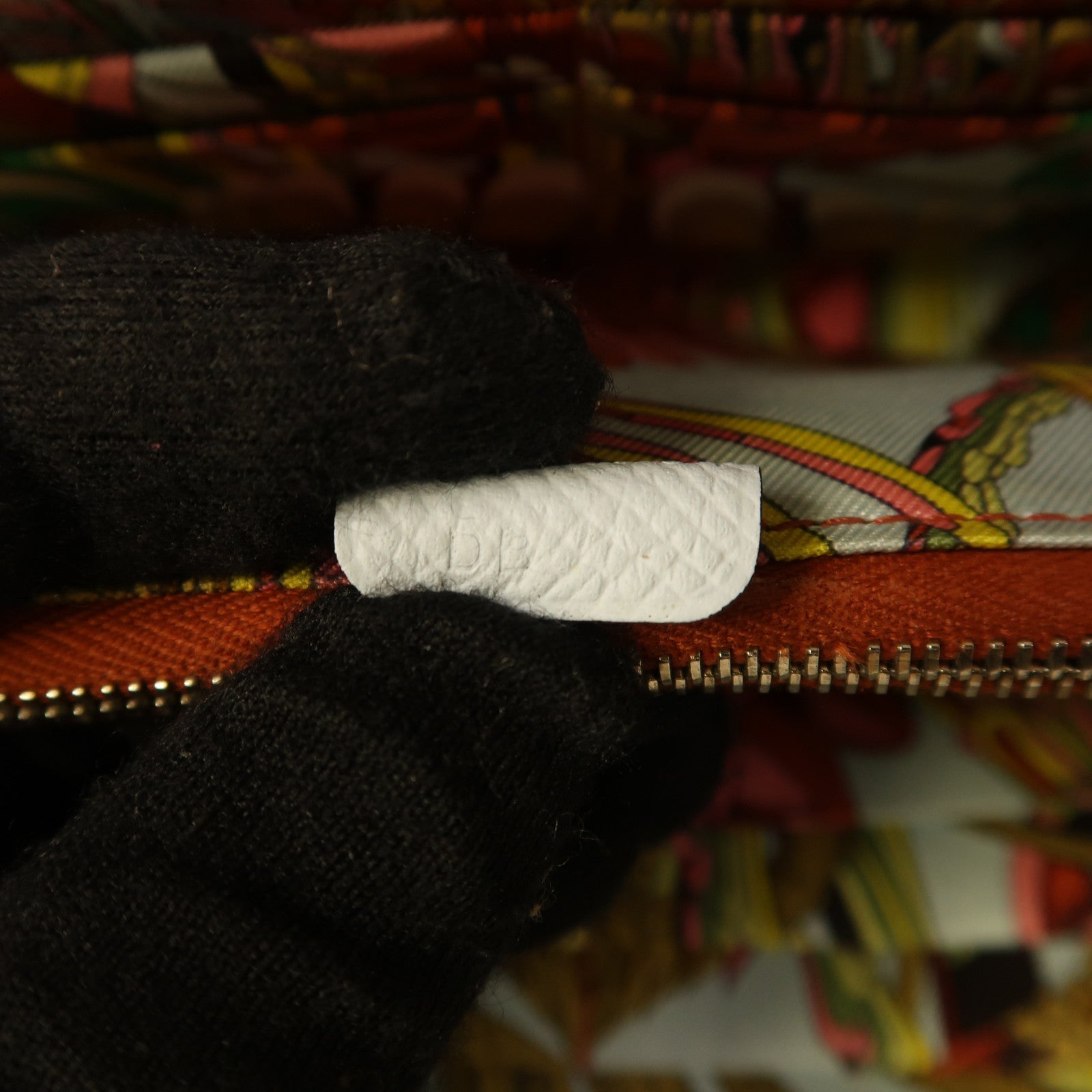HERMES Epsom皮革Silk In Long Wallet銀扣長錢包藍色