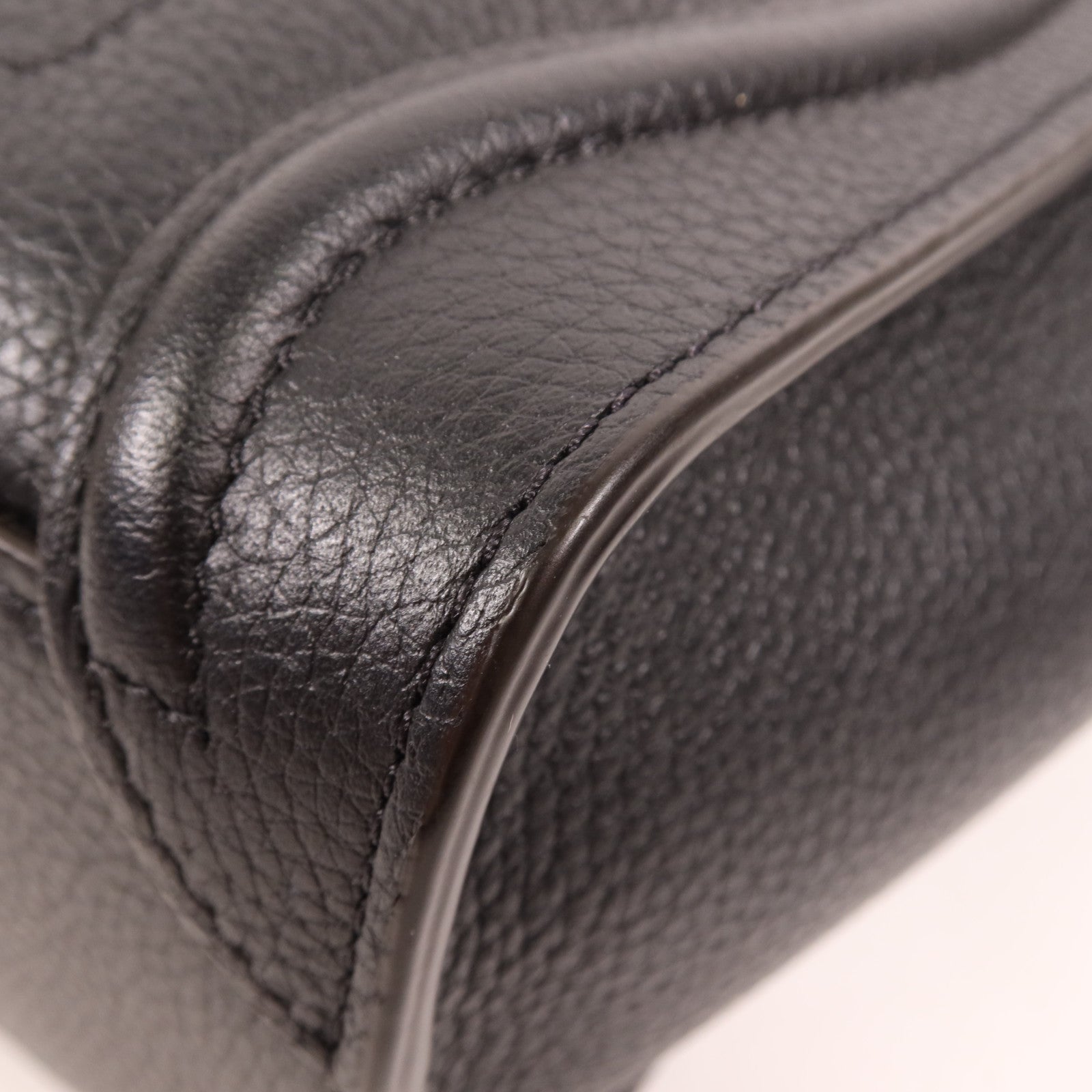 CELINE 牛皮皮革Nano Luggage銀扣手挽肩背兩用袋