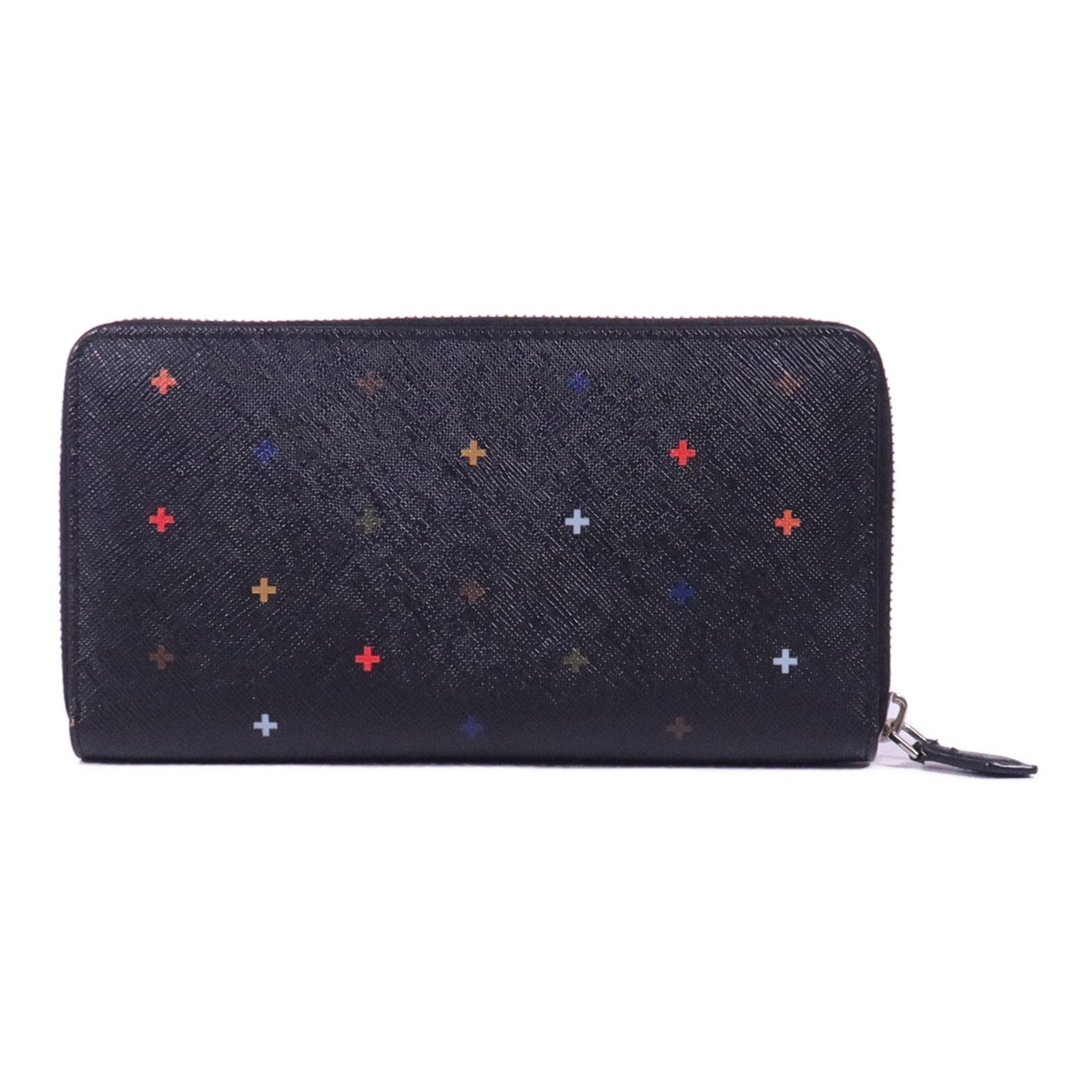 GIVENCHY 塗層帆布Long Wallet銀扣長錢包