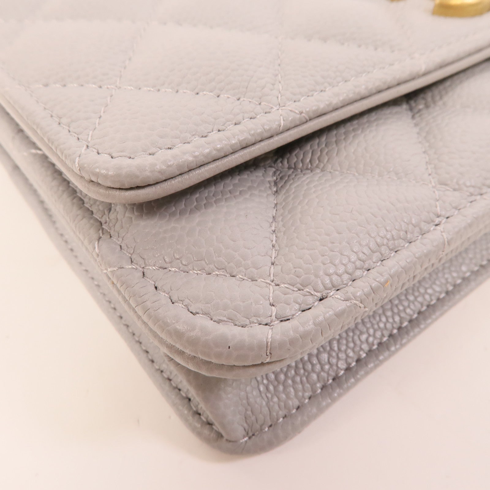 CHANEL 牛皮皮革WOC Wallet On Chain鏈帶肩背袋