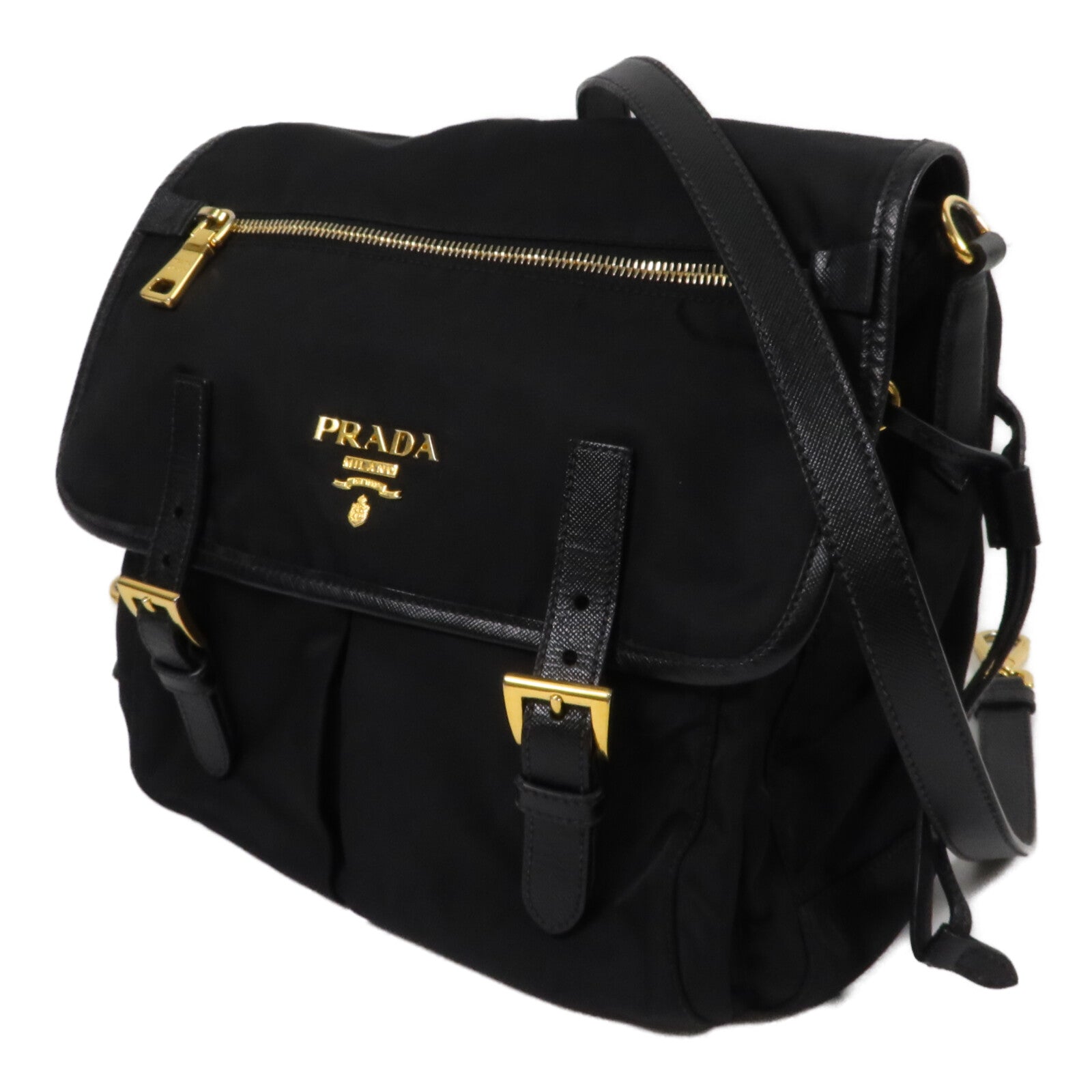 PRADA 尼龍Messenger Bag肩背袋