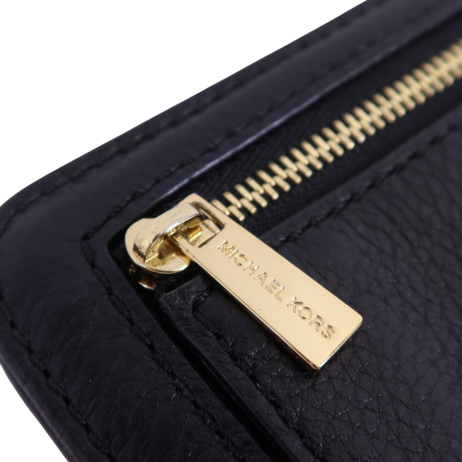 Michael Kors 牛皮皮革Long Wallet金扣長錢包