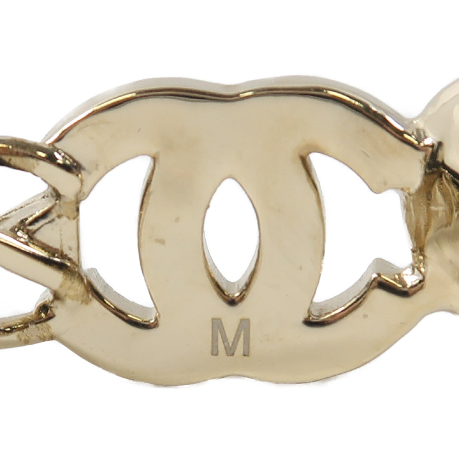 CHANEL 金屬Bangle手鐲金色/白色/粉紅色