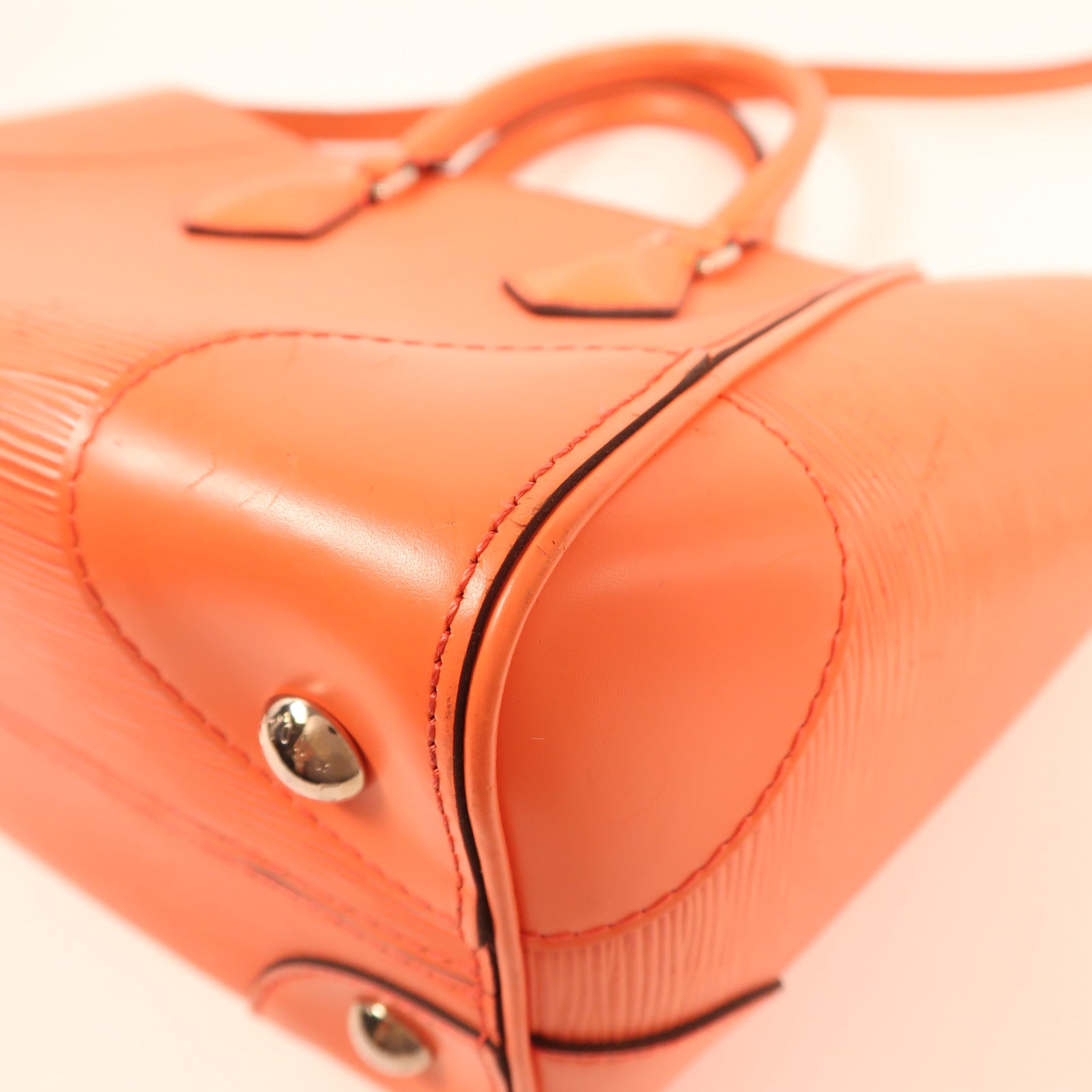 LOUIS VUITTON Epi Marly MM銀扣手挽肩背兩用袋