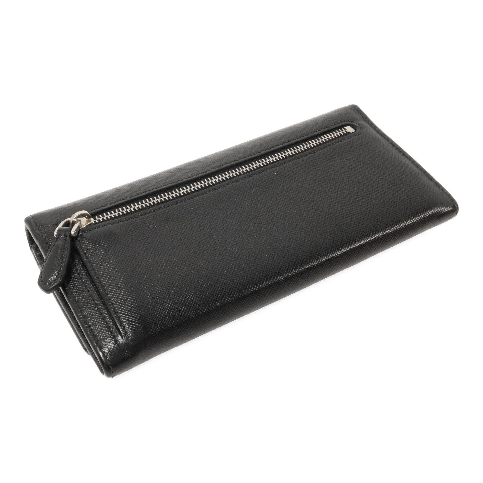 PRADA Saffiano皮革Long Wallet with Card Case長錢包連卡片套