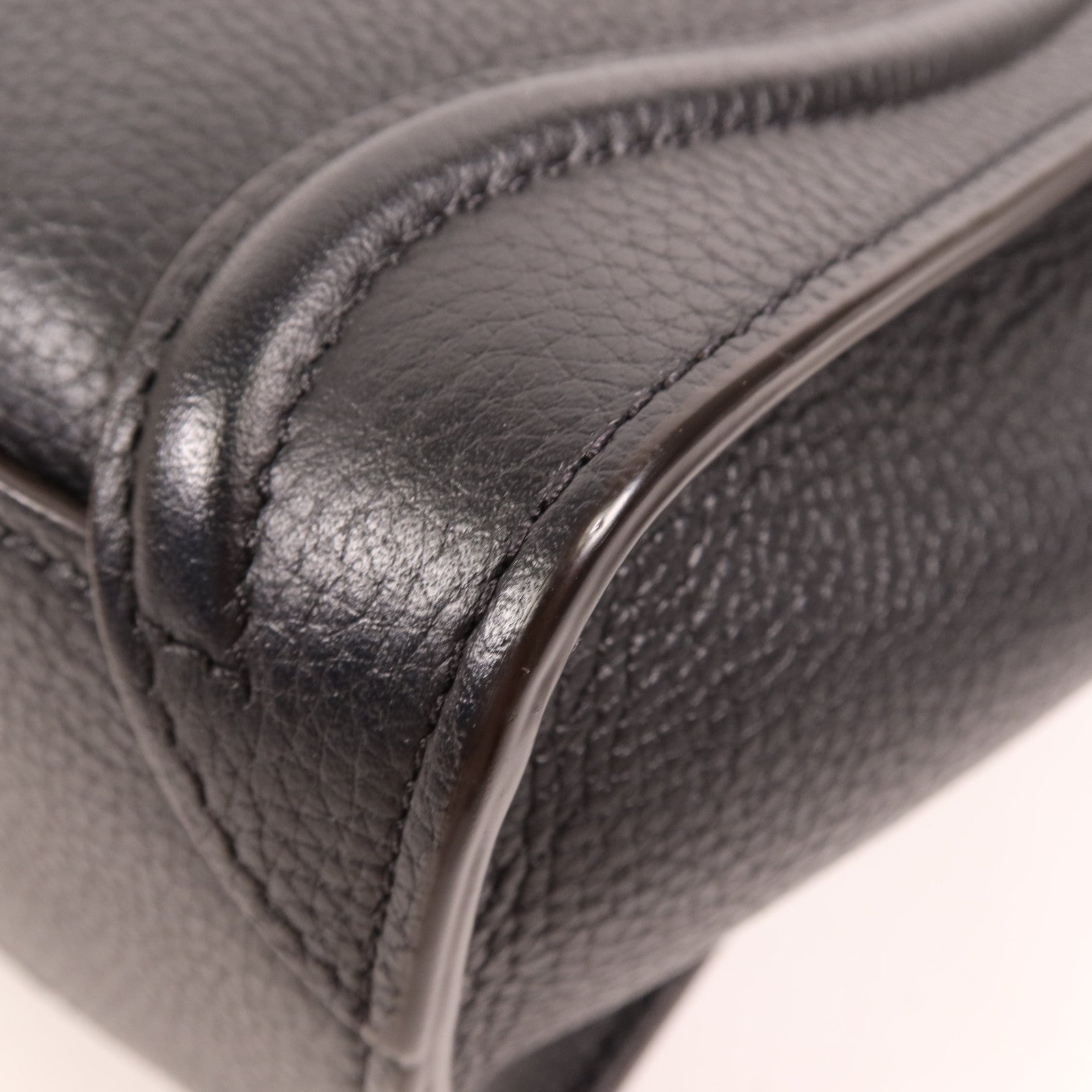 CELINE 牛皮皮革Nano Luggage銀扣手挽肩背兩用袋