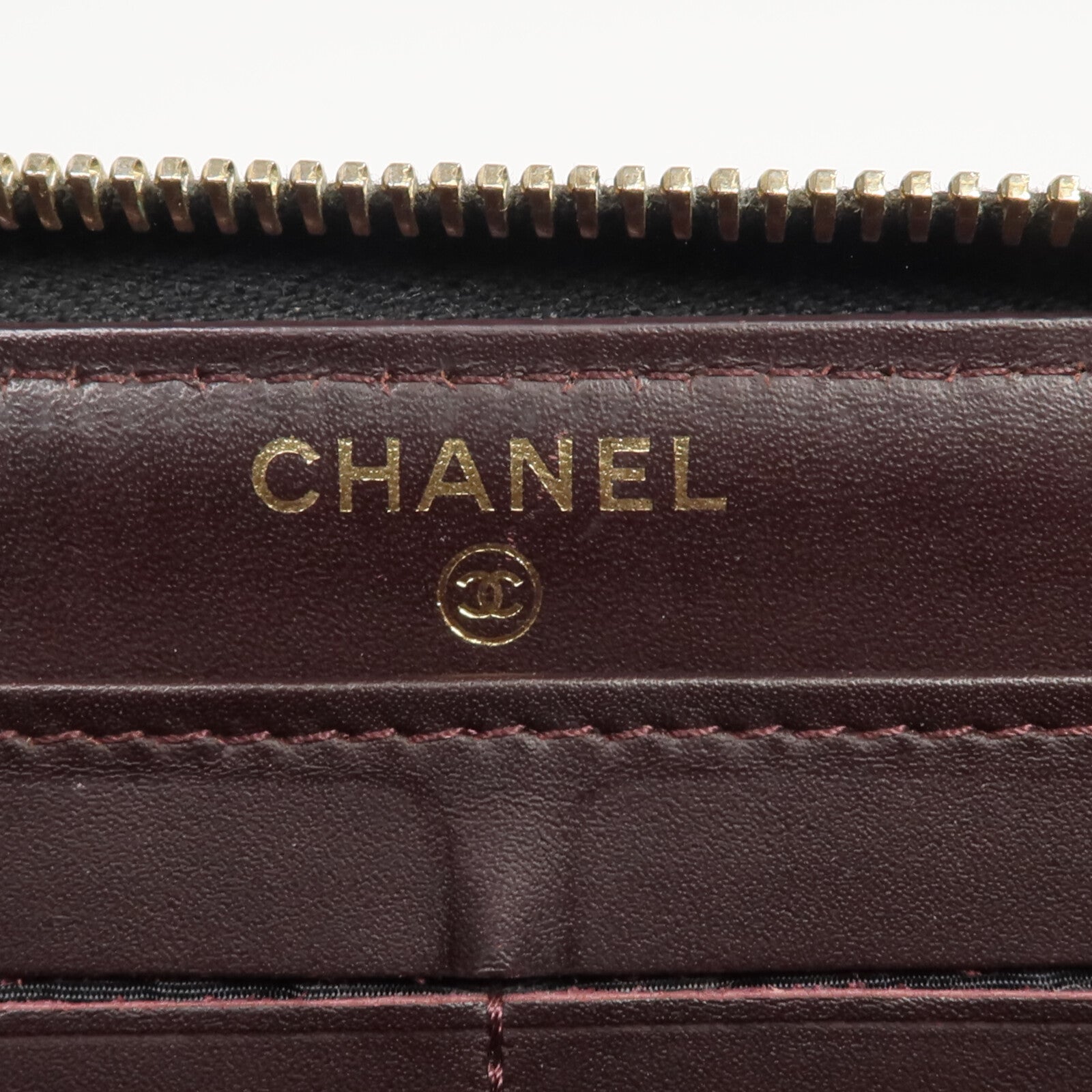 CHANEL 牛皮皮革Zipper Long Wallet長錢包