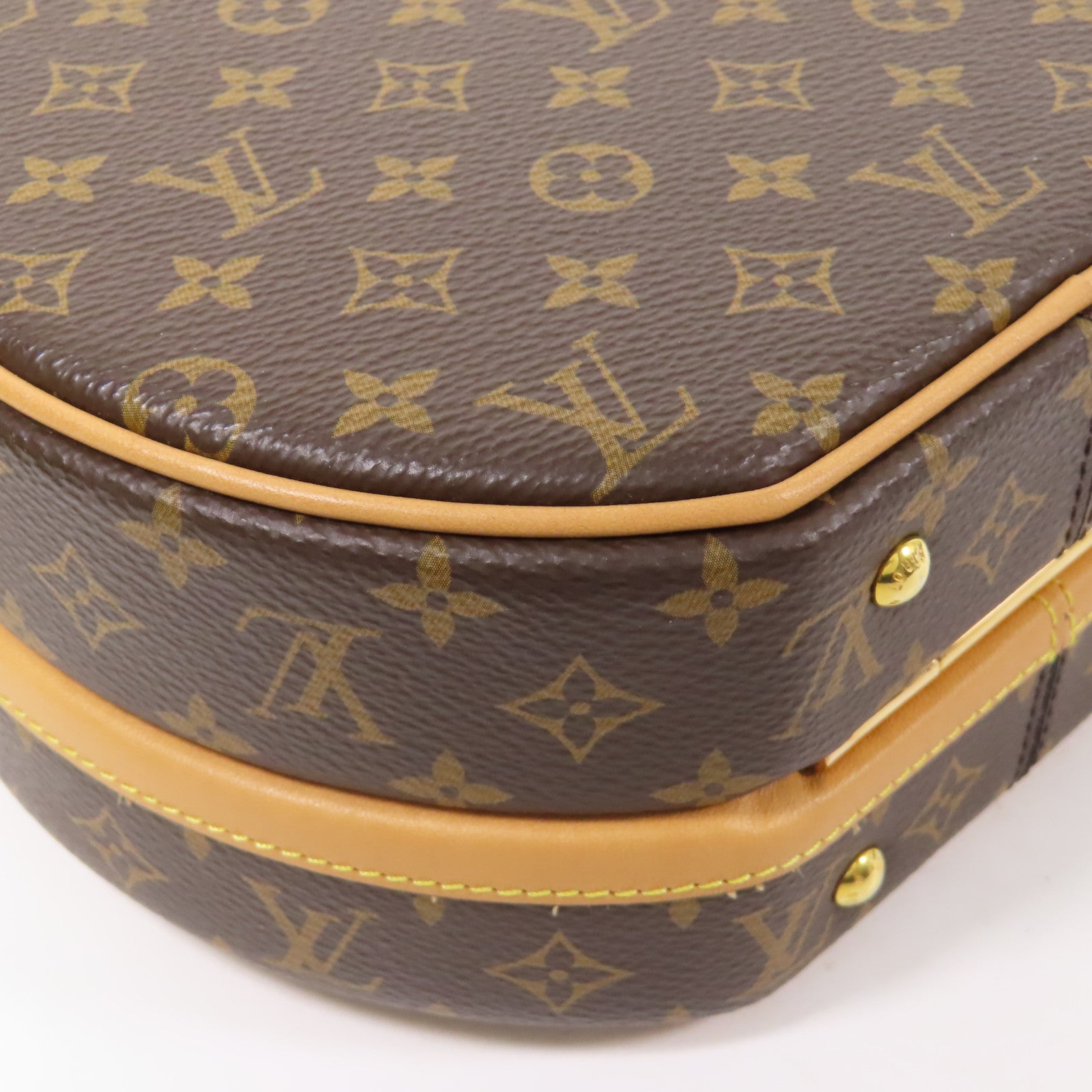 LOUIS VUITTON Monogram Petite Boite Chapeau金扣手挽肩背兩用袋