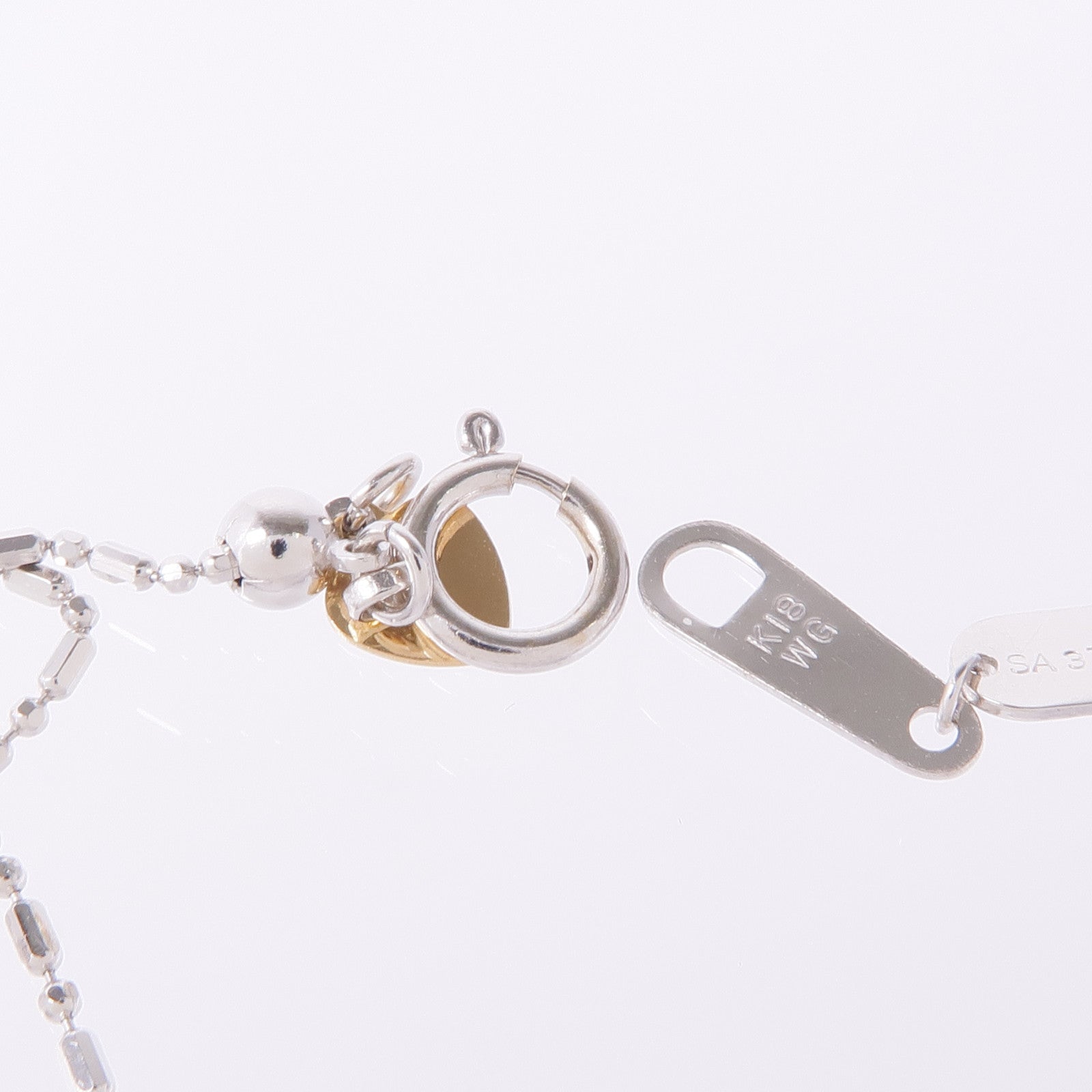 JEWELRY Diamond Necklace 18K Yellow White Gold