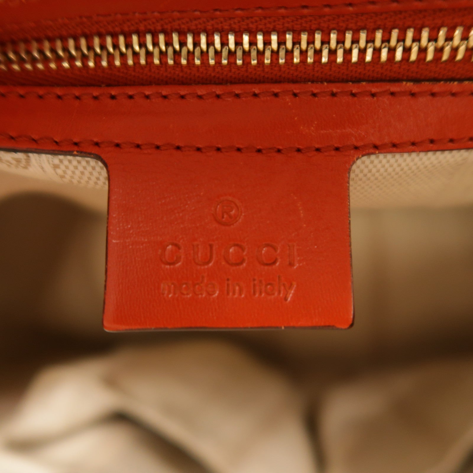 GUCCI 牛皮皮革2 Way Shoulder銀扣手挽肩背兩用袋