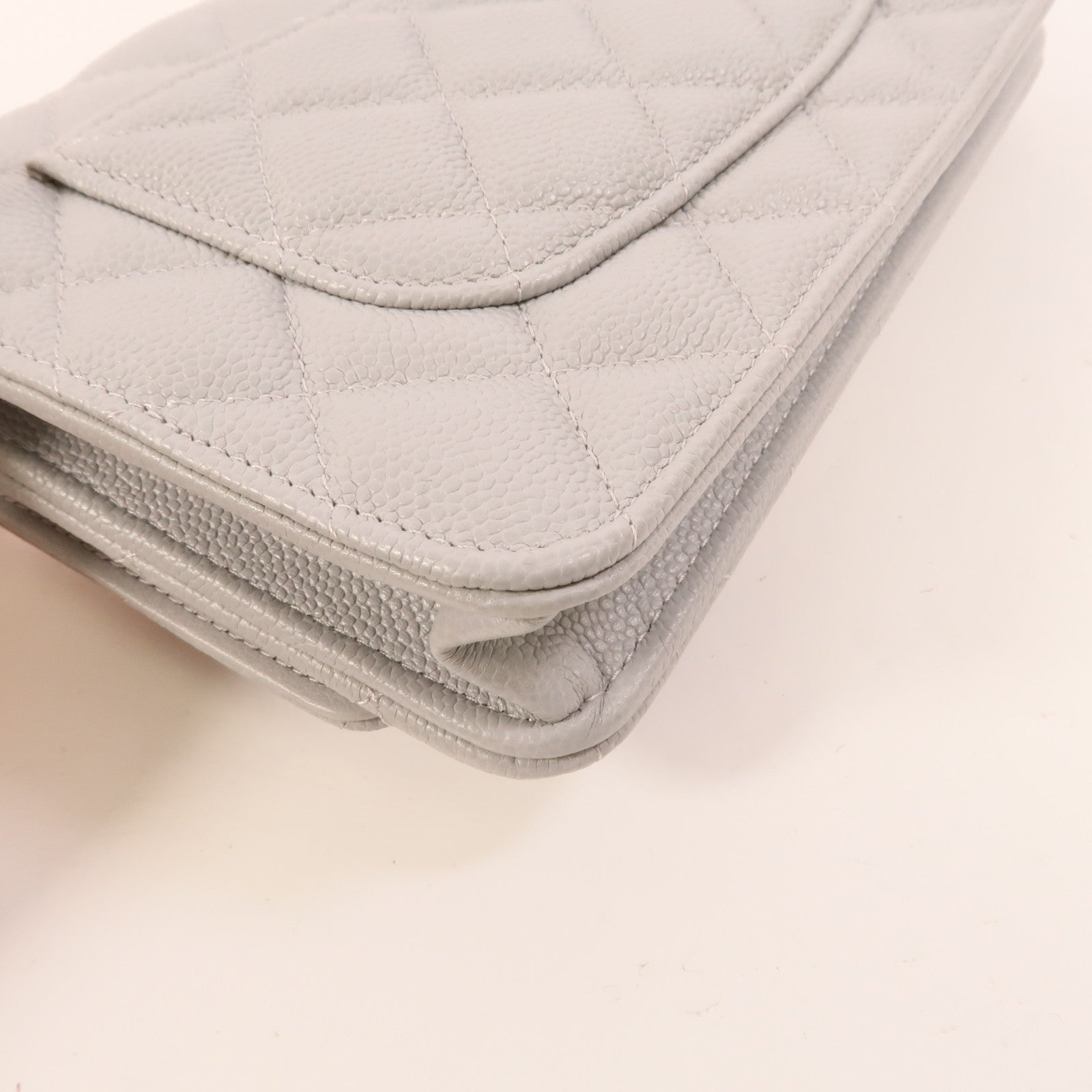 CHANEL 牛皮皮革WOC Wallet On Chain鏈帶肩背袋