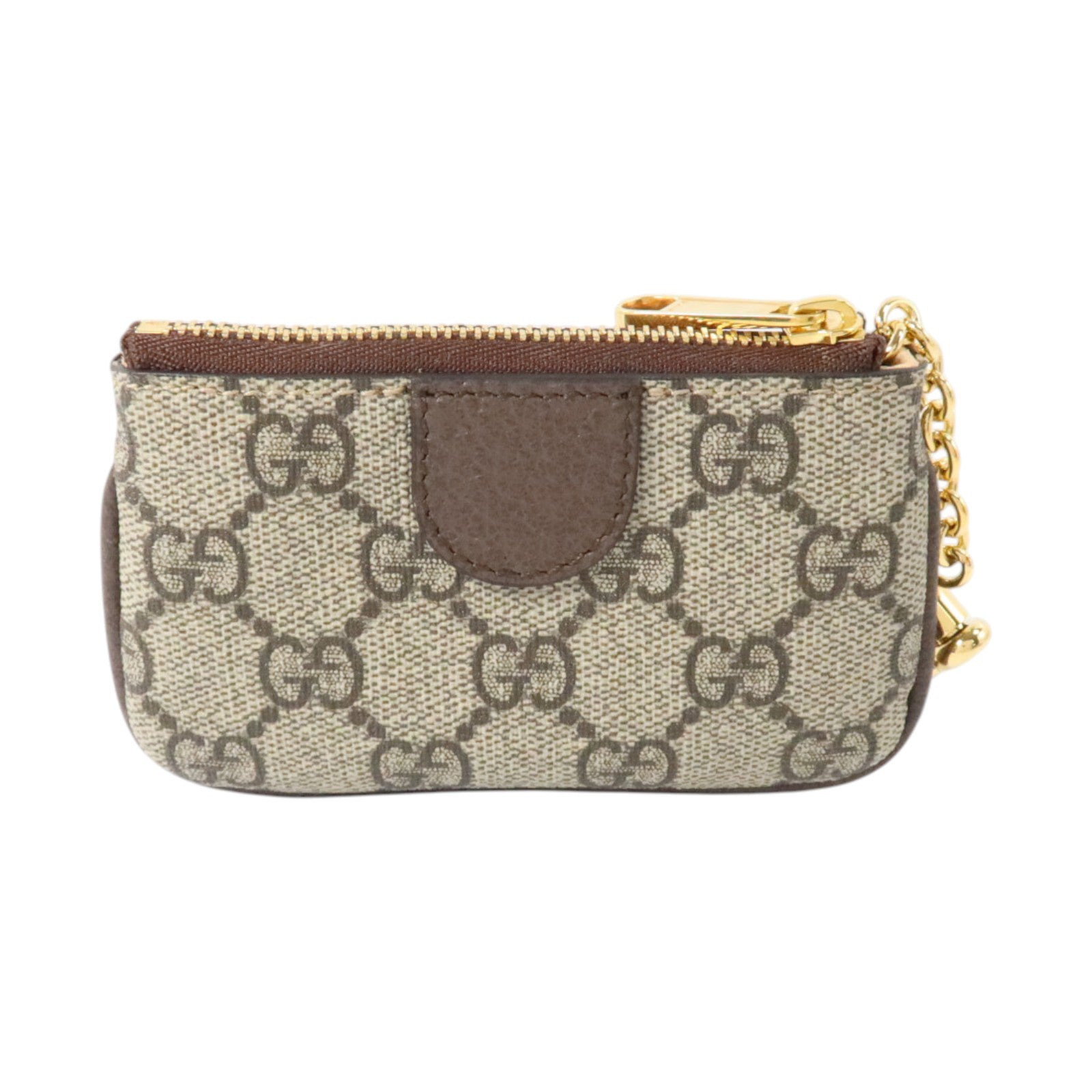 GUCCI 塗層帆布Ophidia GG Key Case金扣鎖匙套