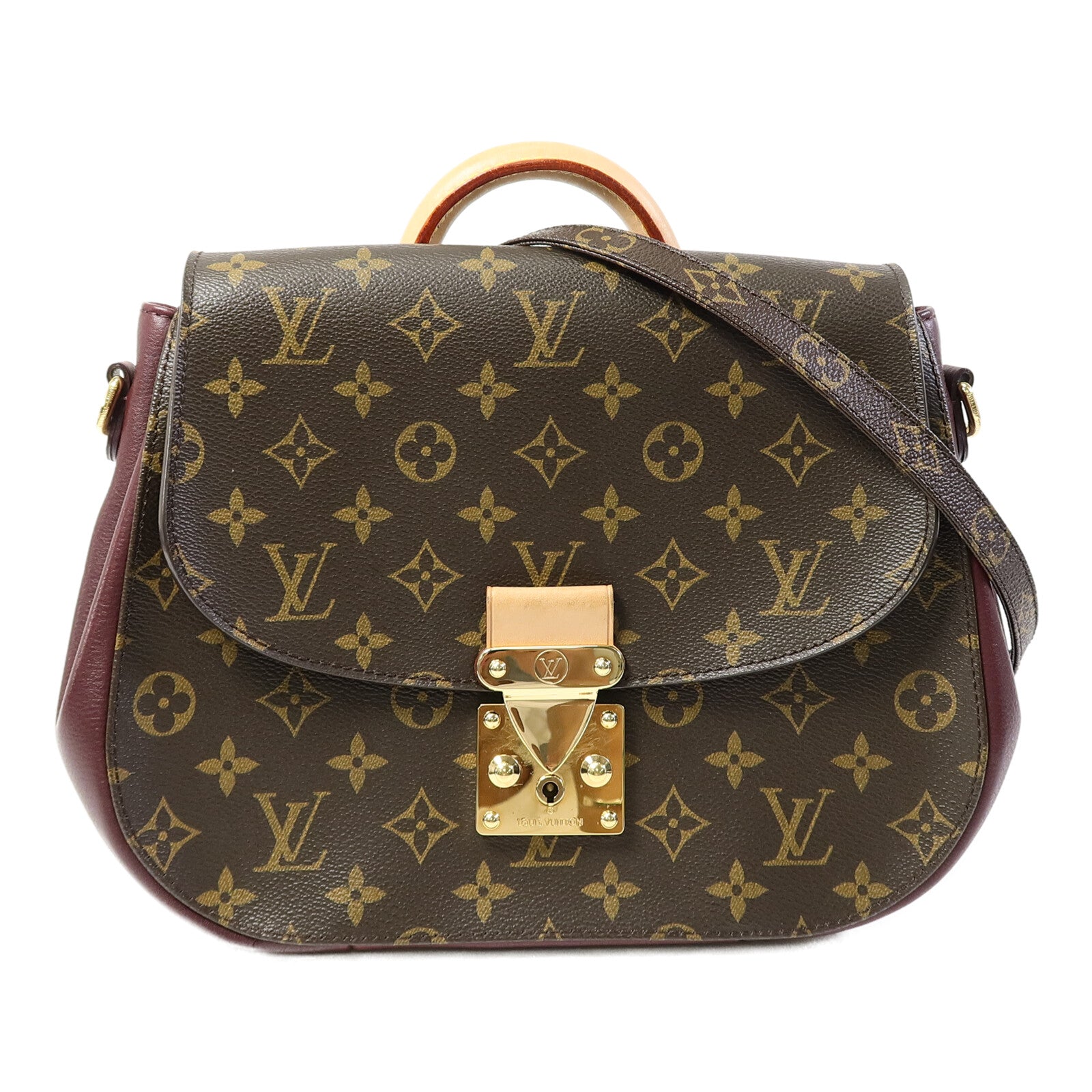 LOUIS VUITTON Monogram Eden MM金扣手挽肩背兩用袋