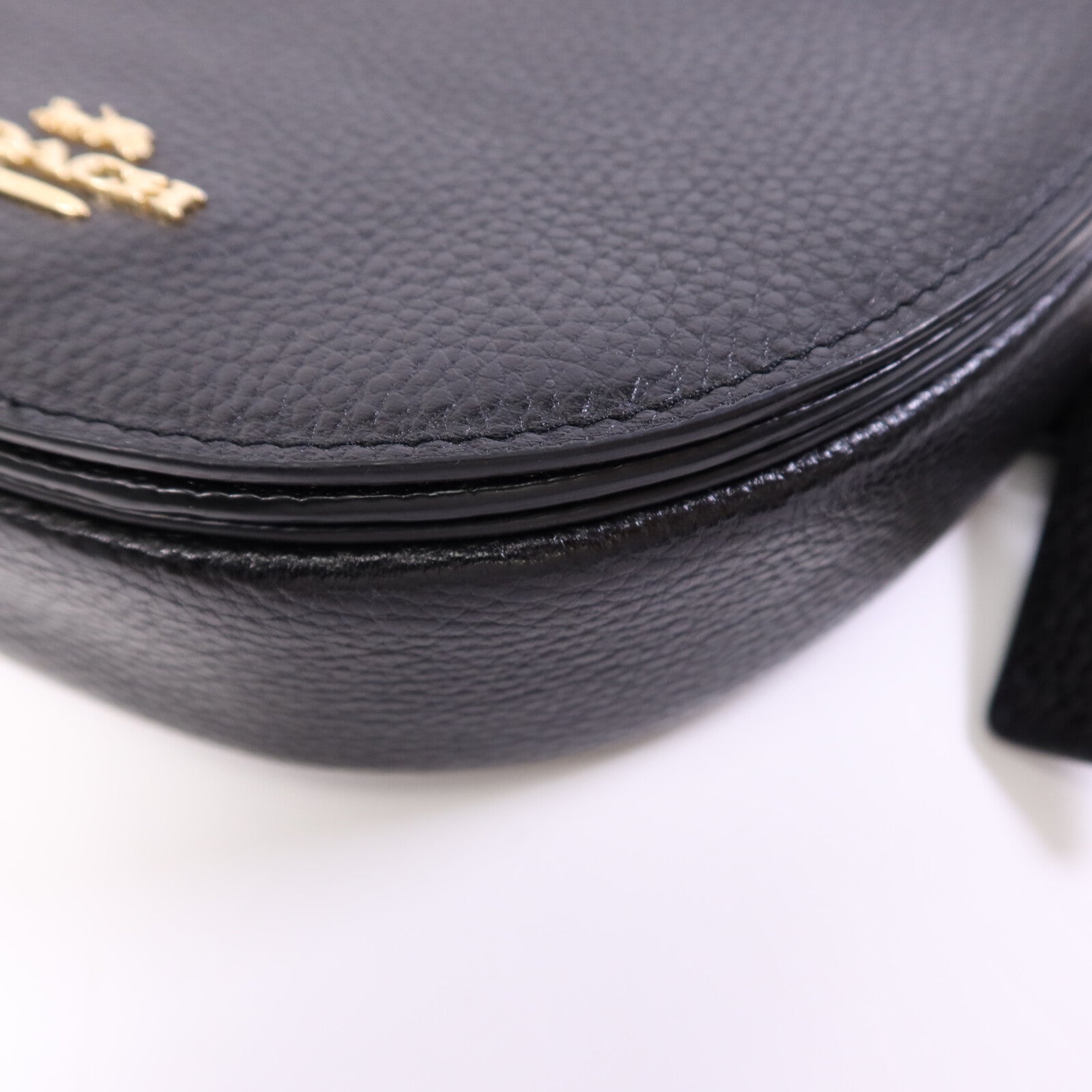 COACH 牛皮皮革Shoulder Bag金扣肩背袋