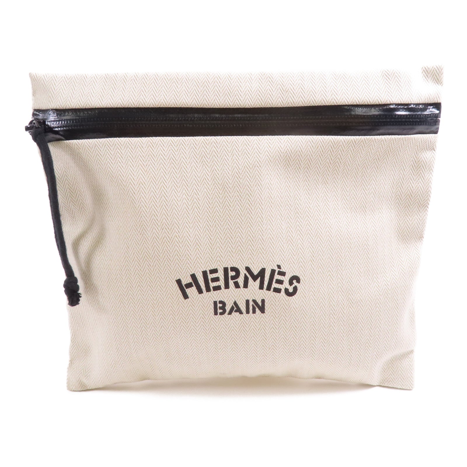 HERMES 帆布Toile Bain New Matching Case手拿包