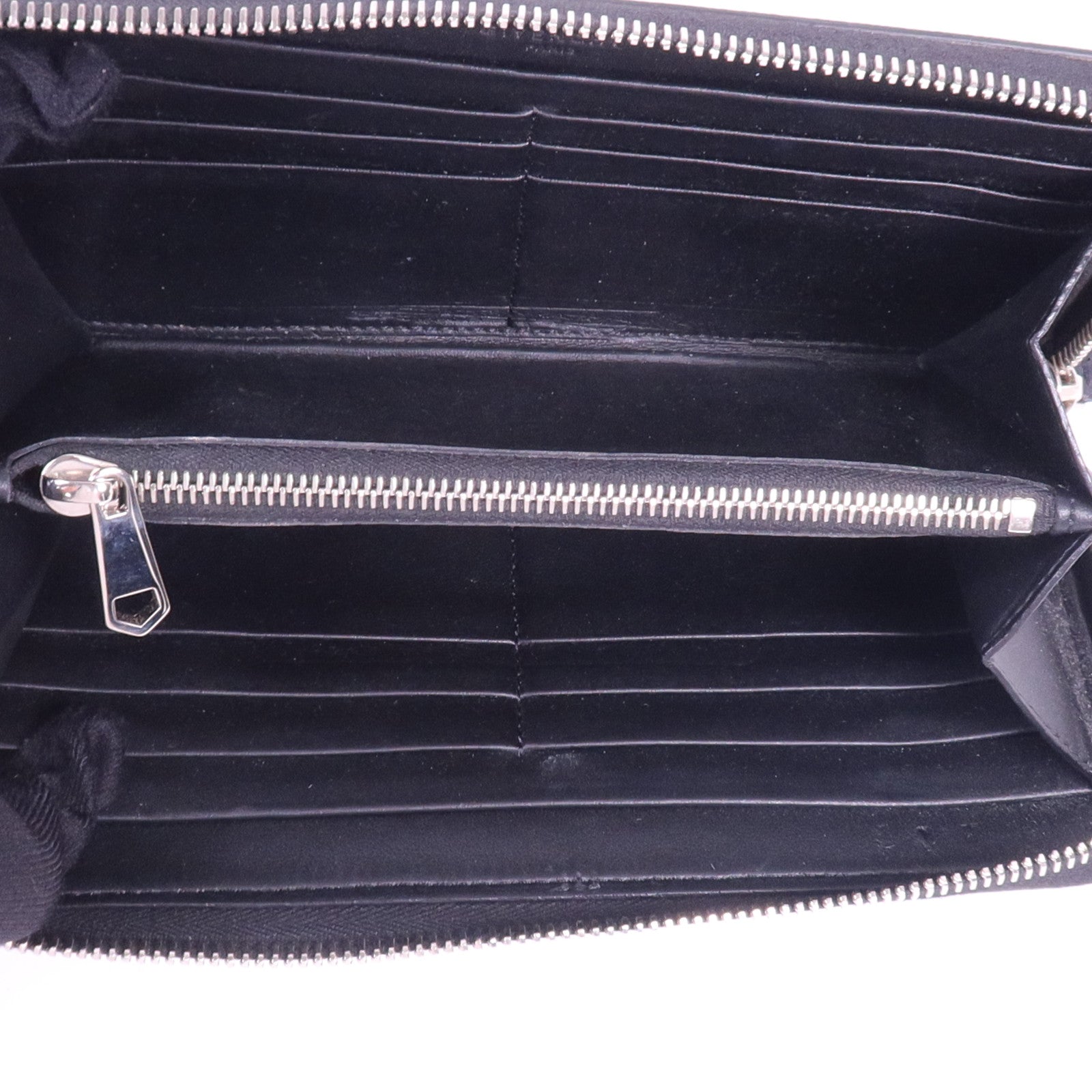 GIVENCHY 塗層帆布Long Wallet銀扣長錢包