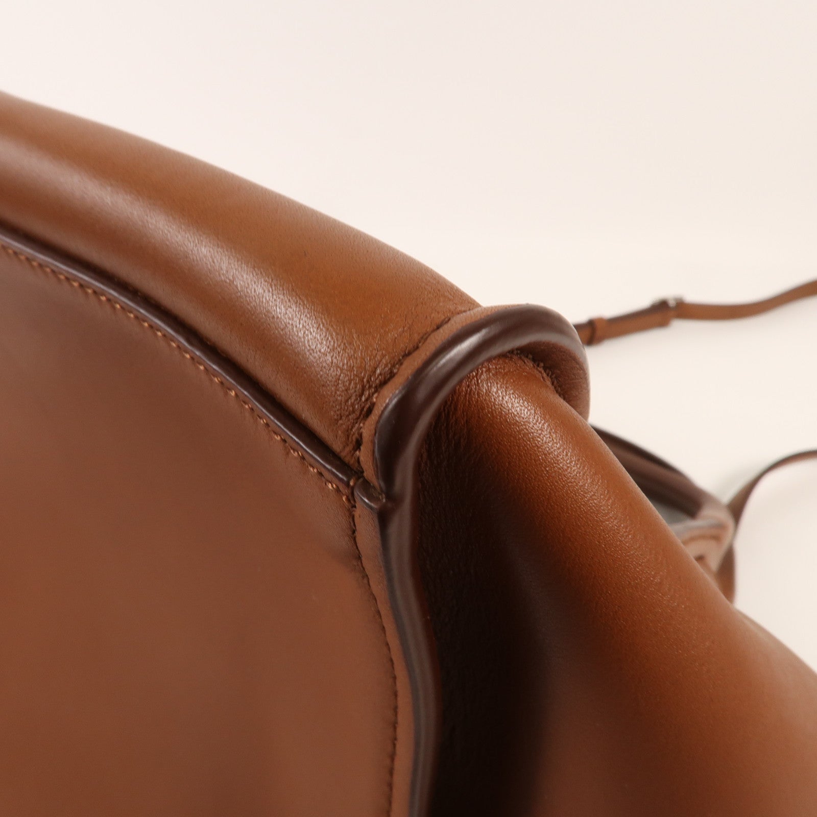 CELINE 牛皮皮革Big Bag銀扣手挽肩背兩用袋