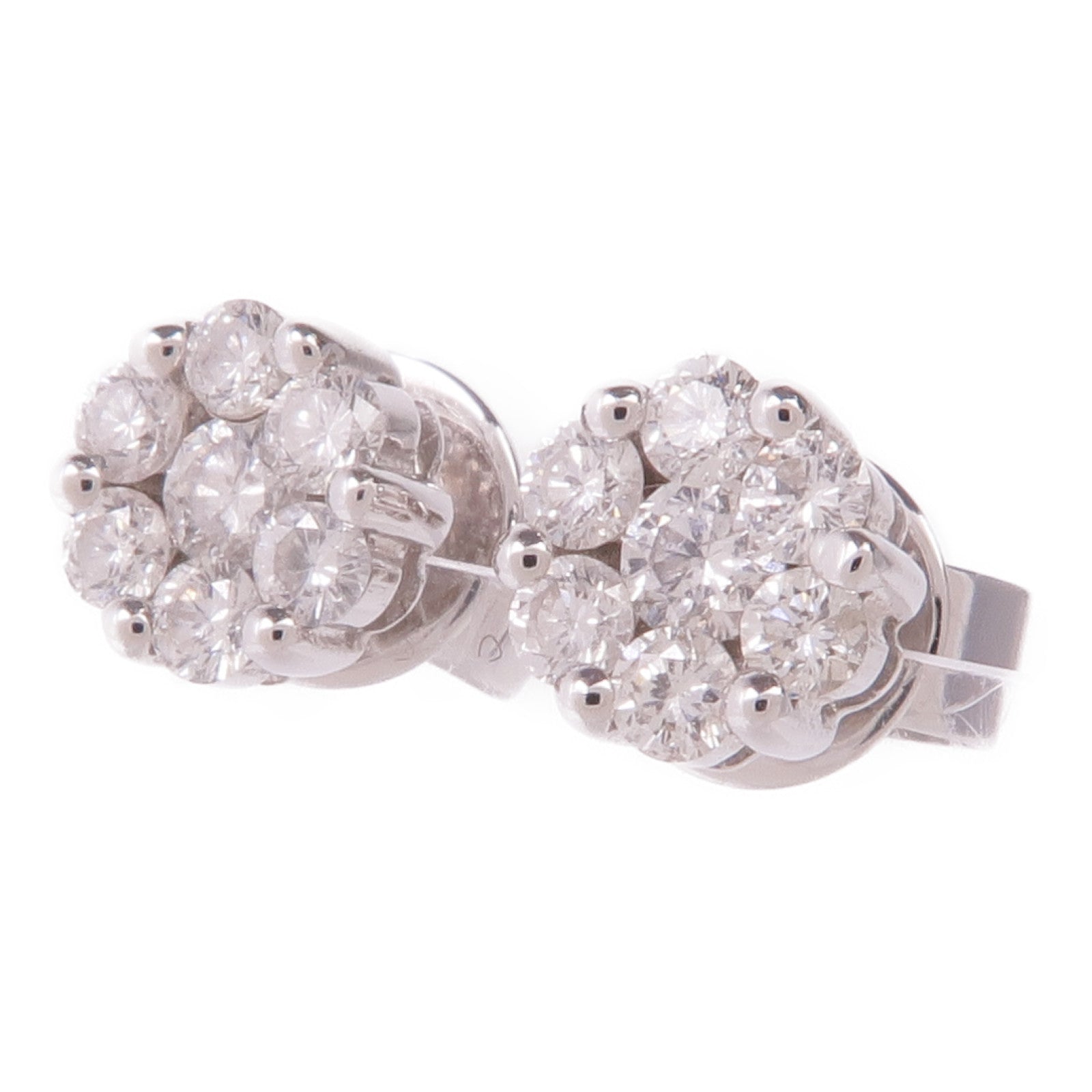 JEWELRY 18K白金Diamond Earrings鑽石耳環