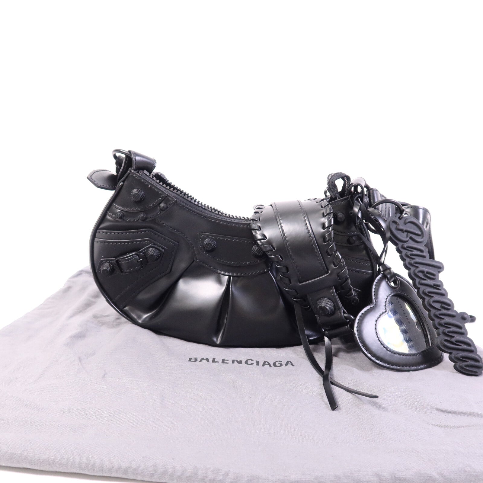 BALENCIAGA 牛皮皮革Le cagole XS肩背袋