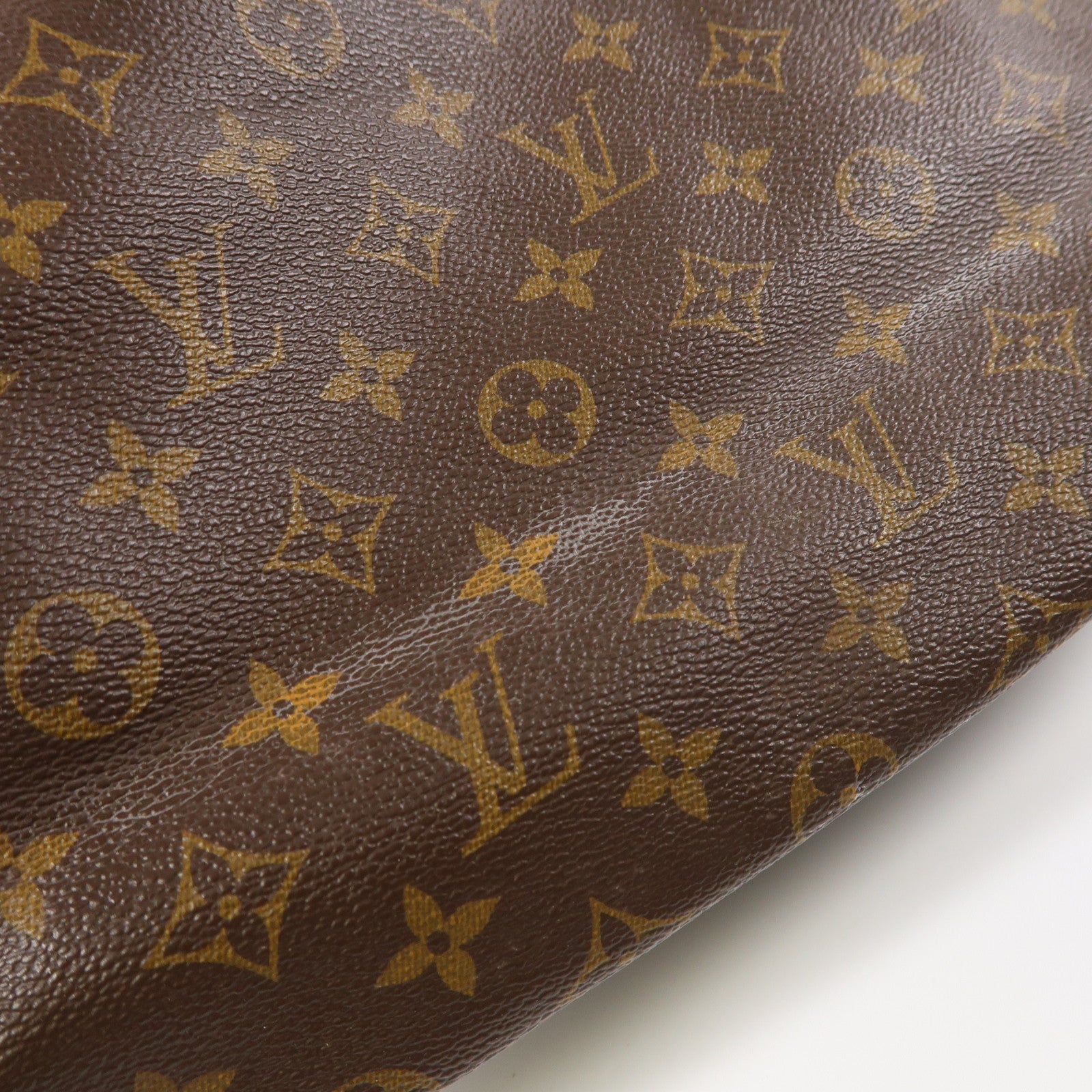 LOUIS VUITTON Monogram Pallas金扣手挽肩背兩用袋棕色/紫色