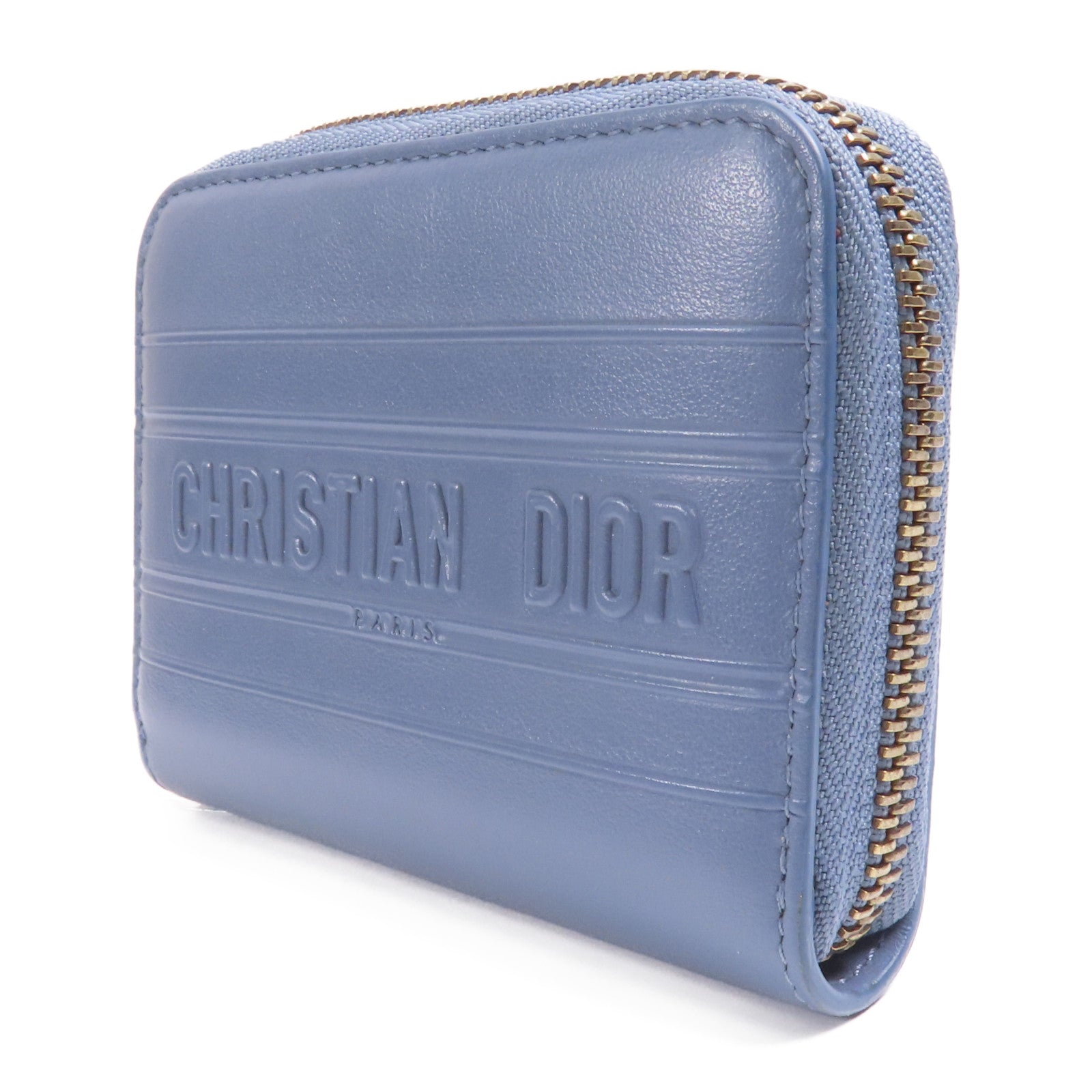 Dior 【激減優惠】牛皮皮革Coin Case金扣零錢包