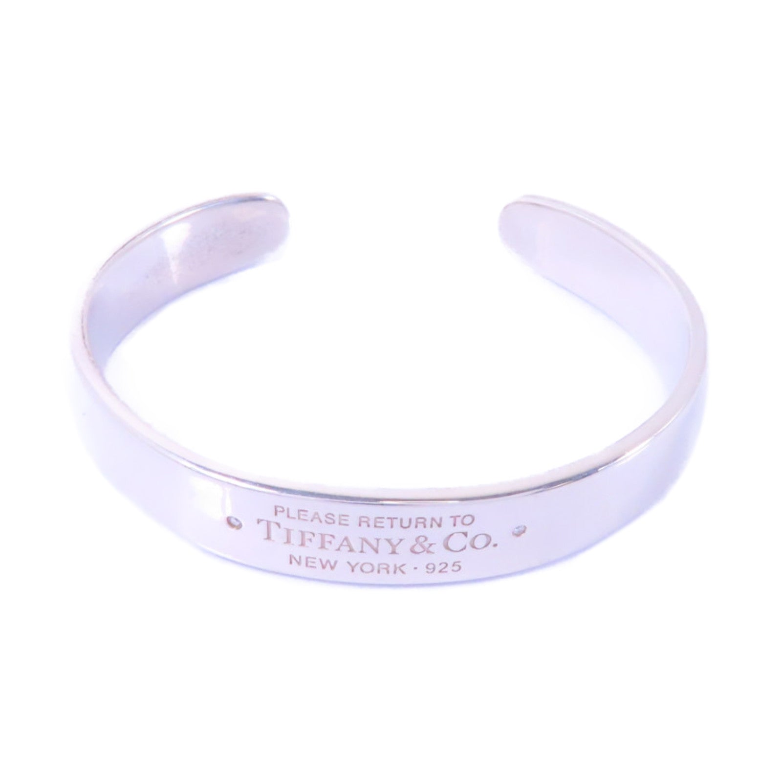 TIFFANY＆CO 925純銀Return To Tiffany Narrow手鐲銀色