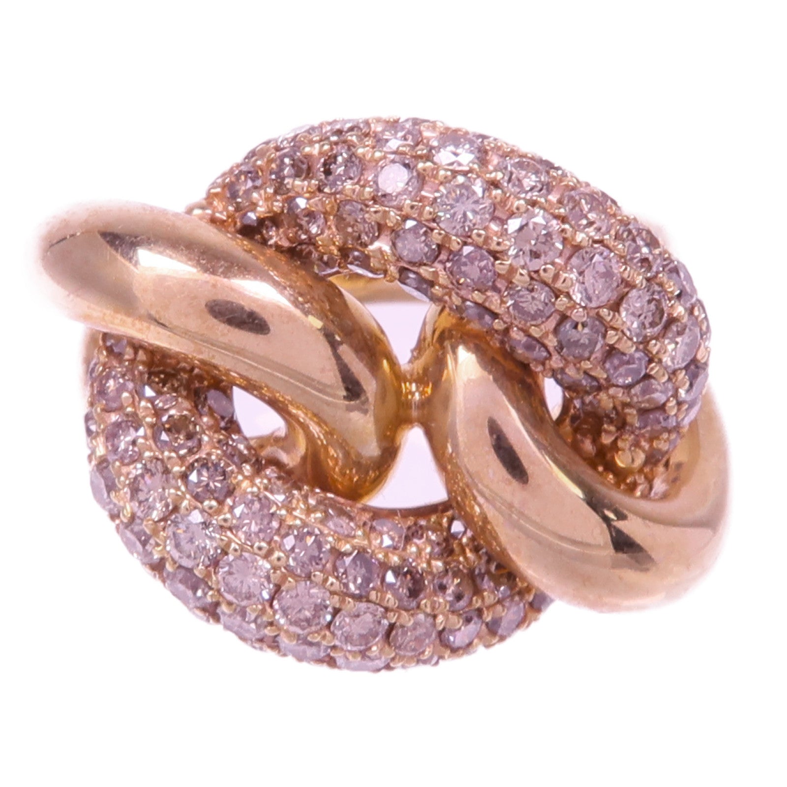 JEWELRY 18K玫瑰金Diamond Ring鑽石戒指US#4.75