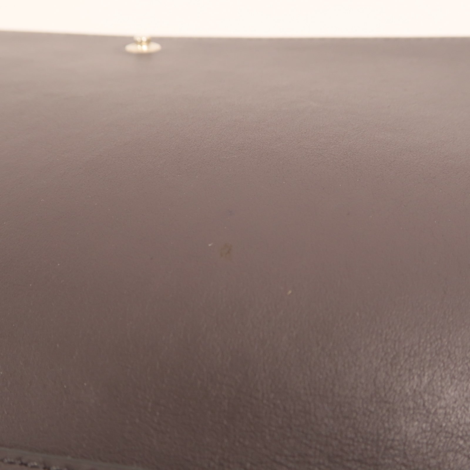 CELINE 牛皮皮革Frame Woc銀扣鏈帶肩背袋