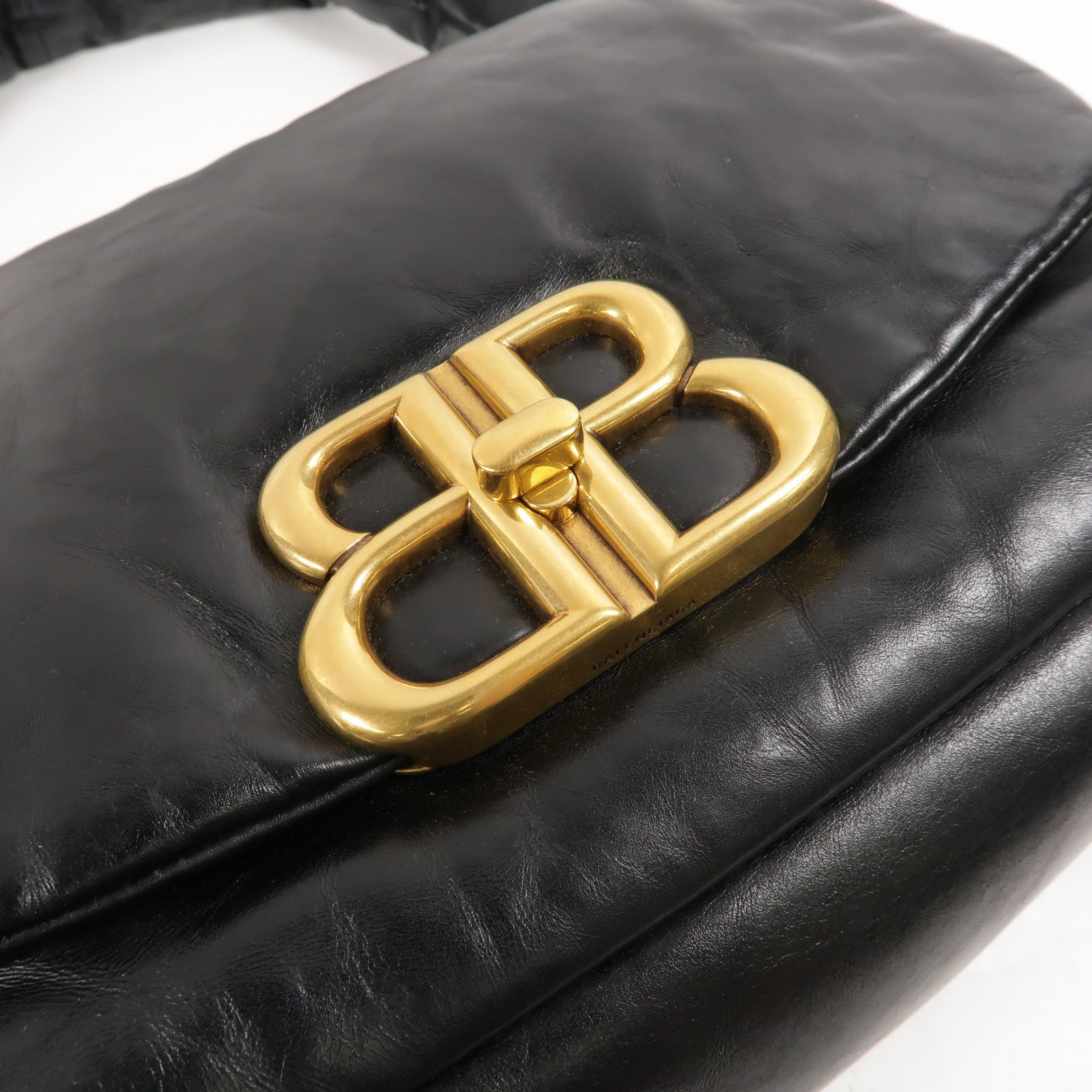 BALENCIAGA 牛皮皮革Monaco Small Puffy肩背袋