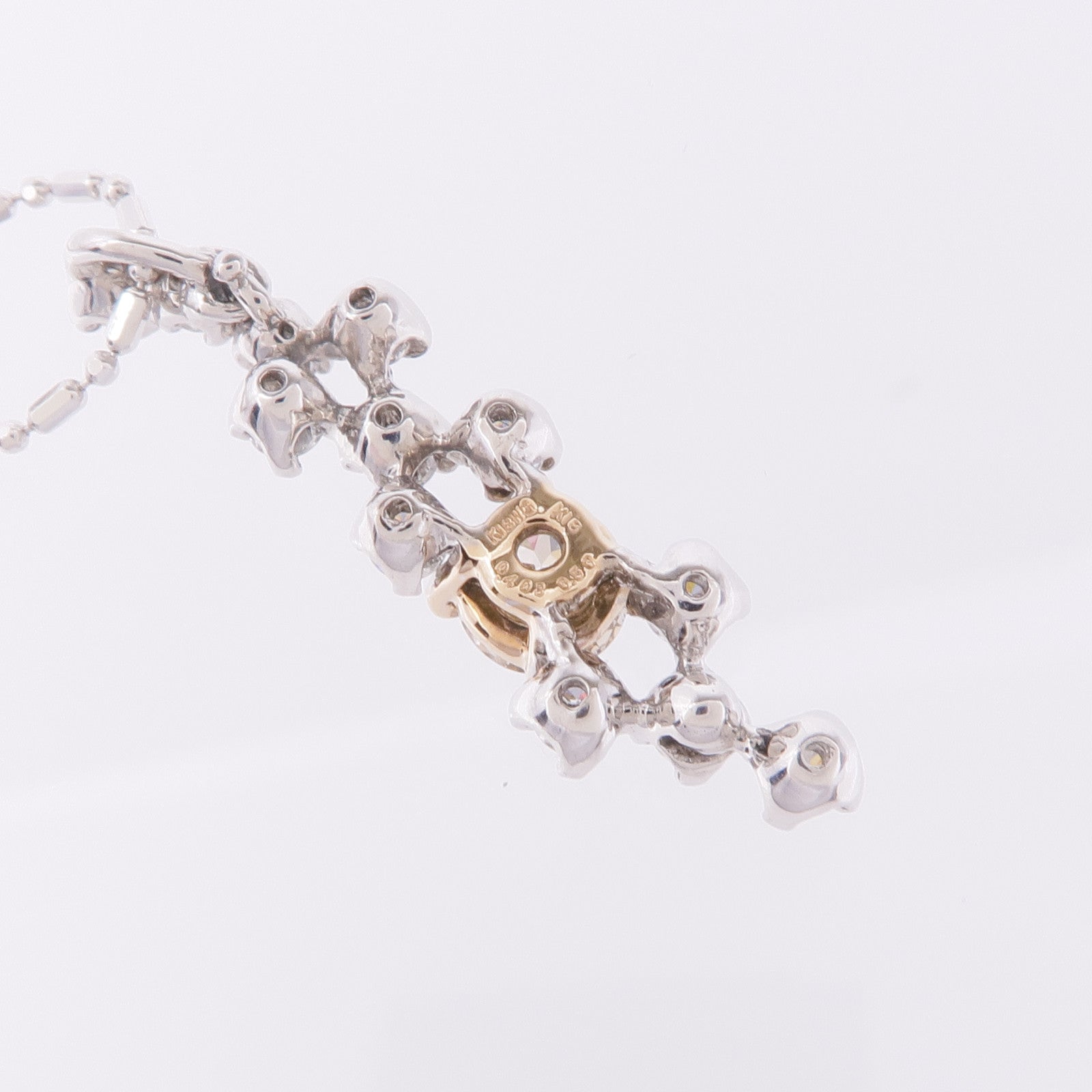 JEWELRY Diamond Necklace 18K Yellow White Gold