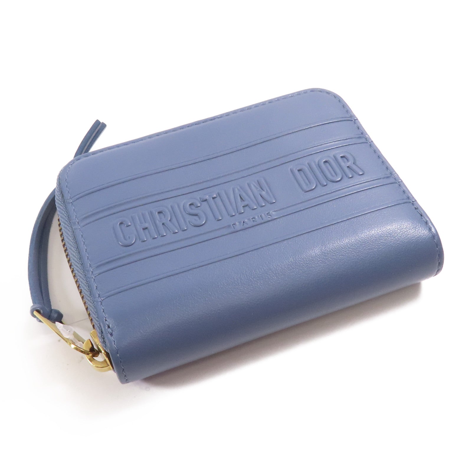 Dior 牛皮皮革Coin Case金扣零錢包