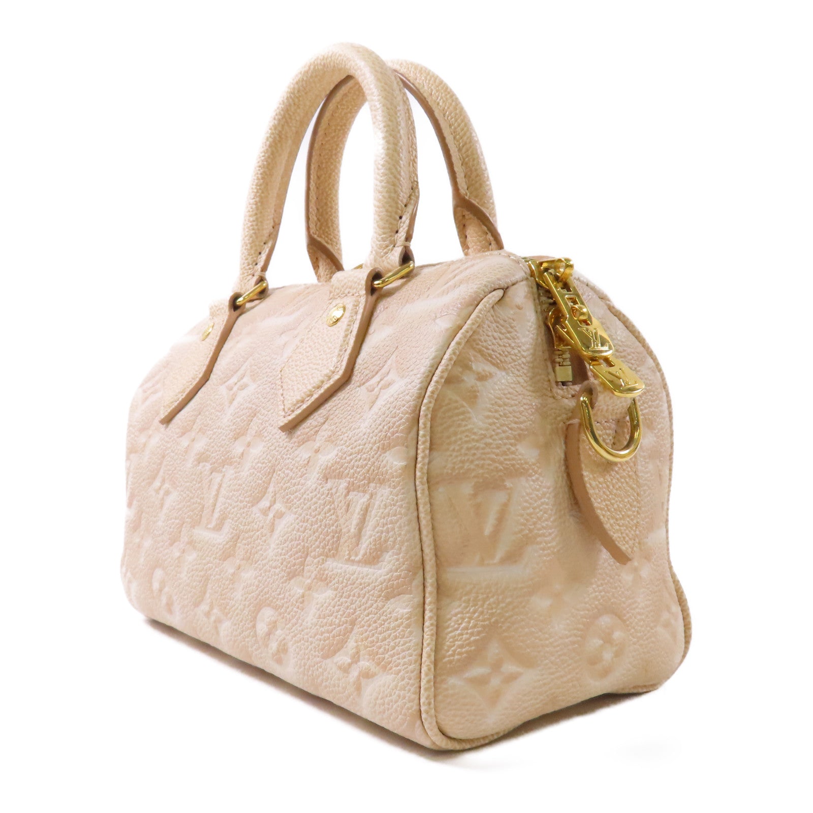 LOUIS VUITTON Monogram Empreinte Speedy Bandouliere金扣手挽肩背兩用袋