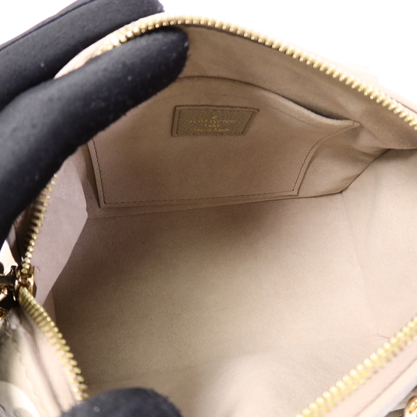LOUIS VUITTON Monogram Empreinte Speedy Bandouliere 20扣手挽肩背兩用袋