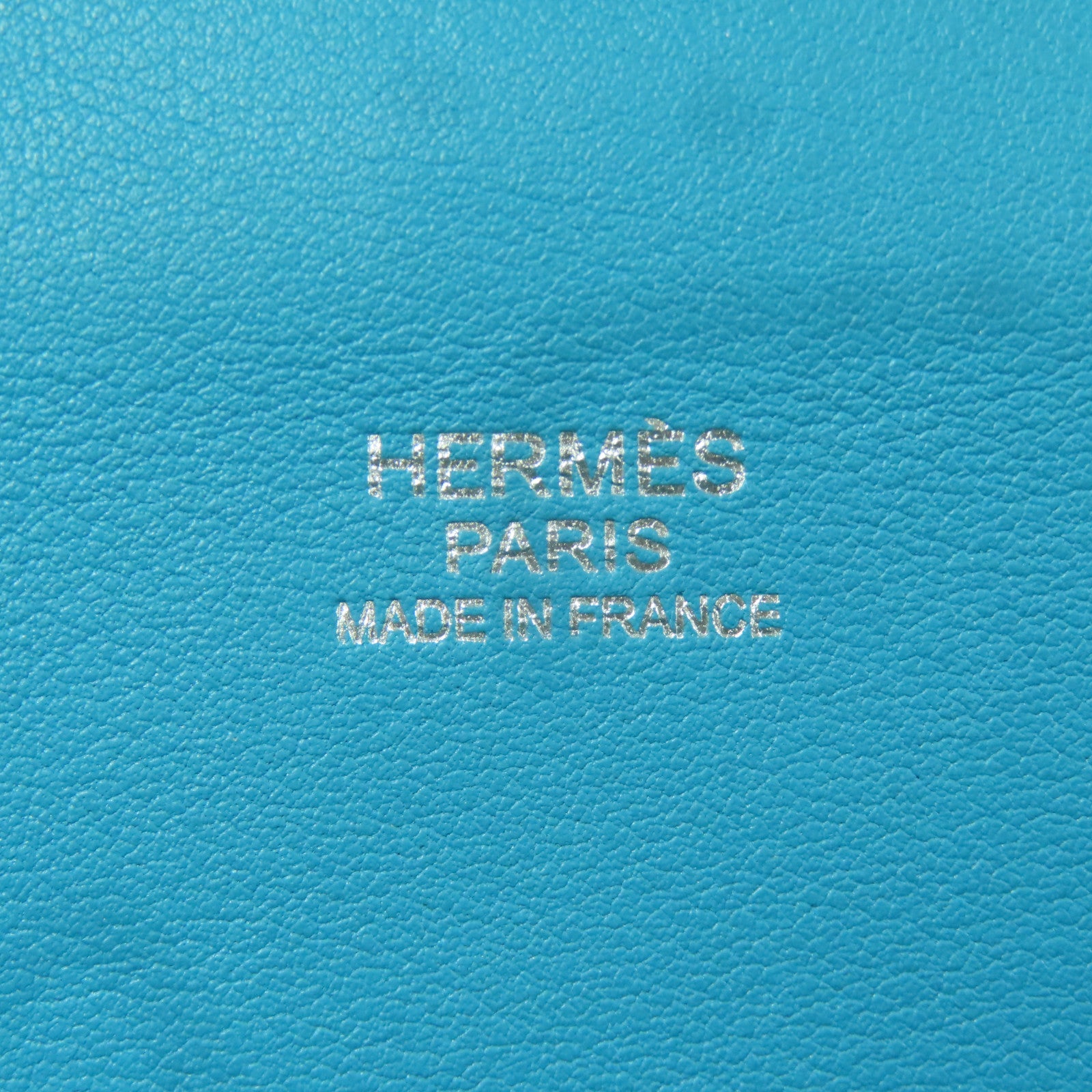 HERMES Swift皮革Toolbox 26銀扣手挽肩背兩用袋Turquoise