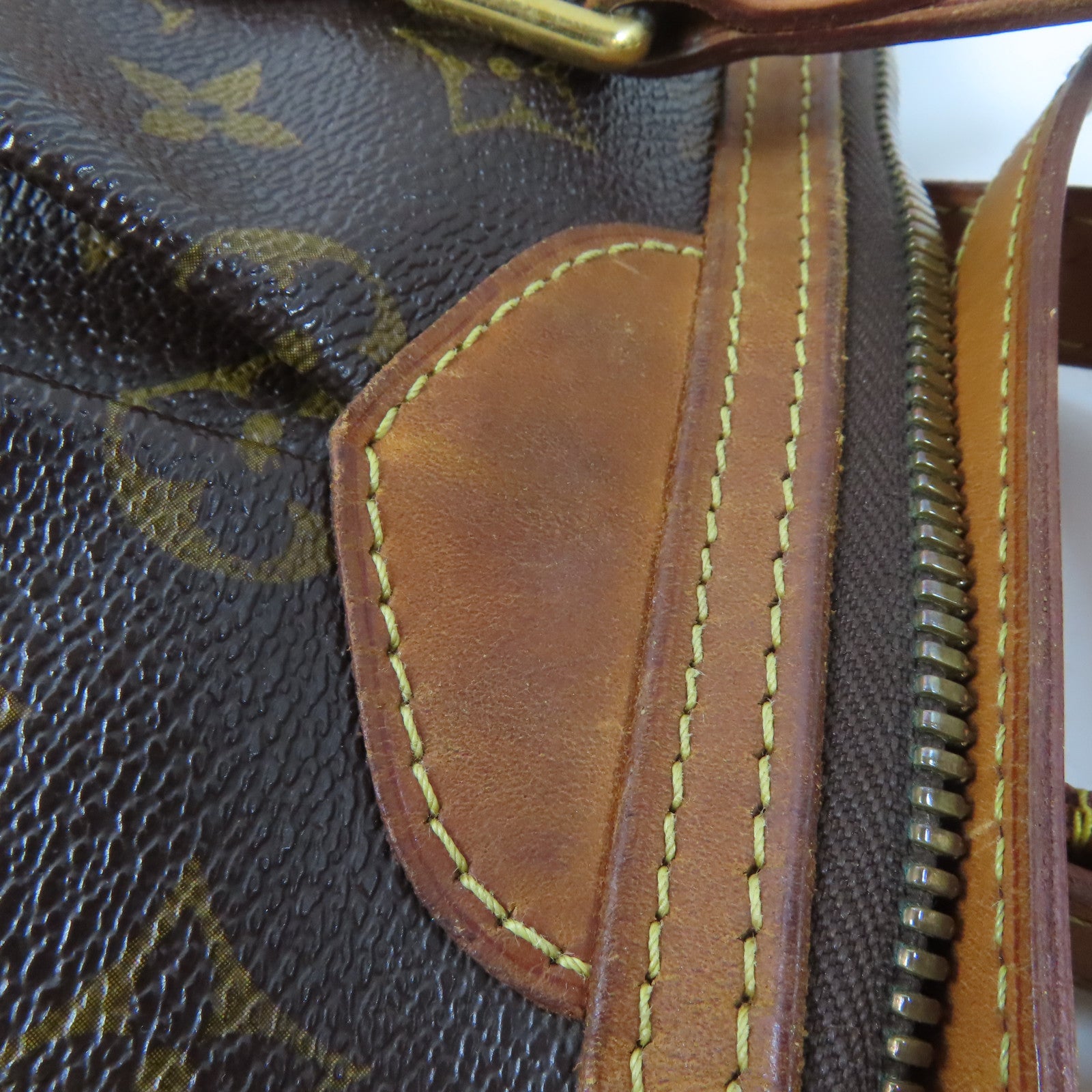 LOUIS VUITTON 【激減優惠】Monogram Palermo金扣手挽肩背兩用袋啡色