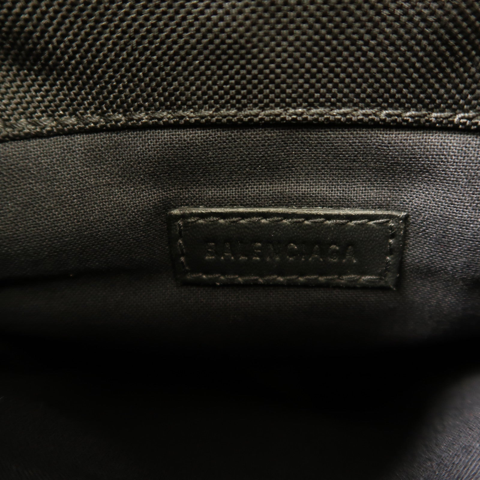 BALENCIAGA 帆布Shoulder Bag肩背袋黑色/彩色